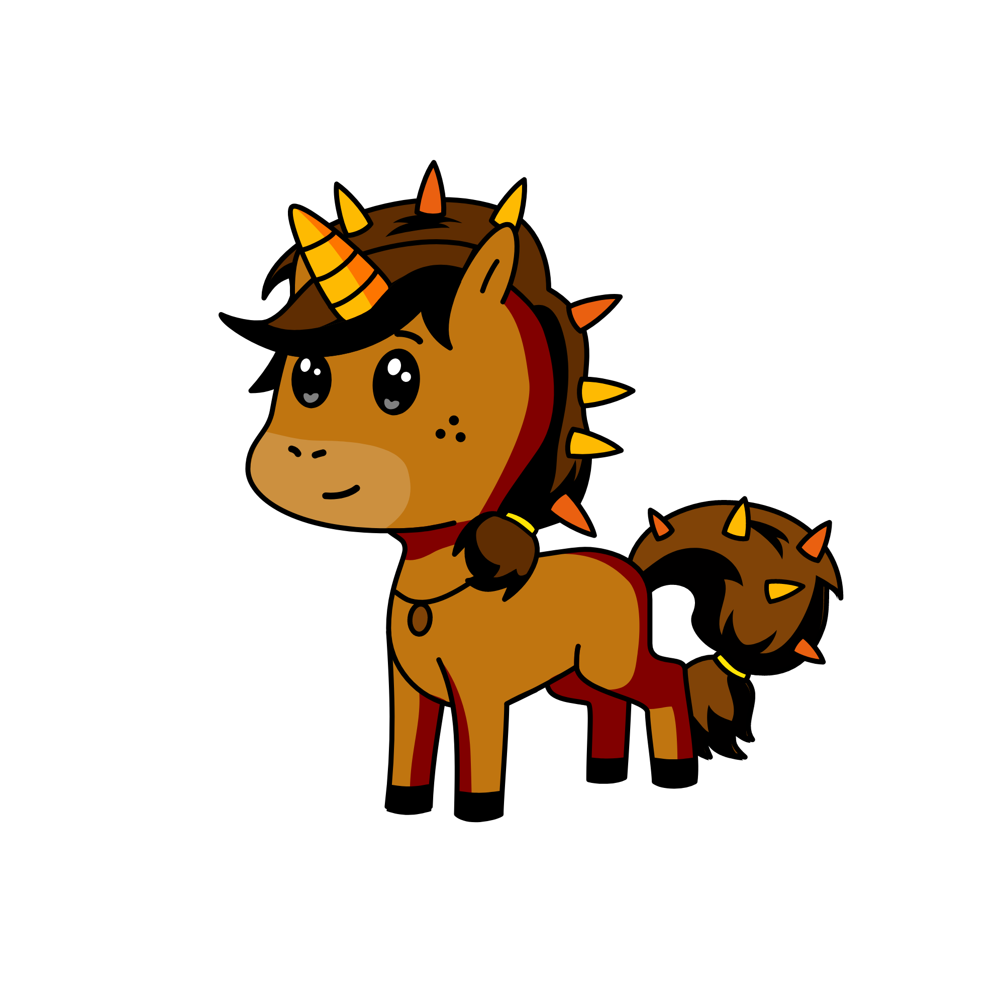 Brownie, the unicorn