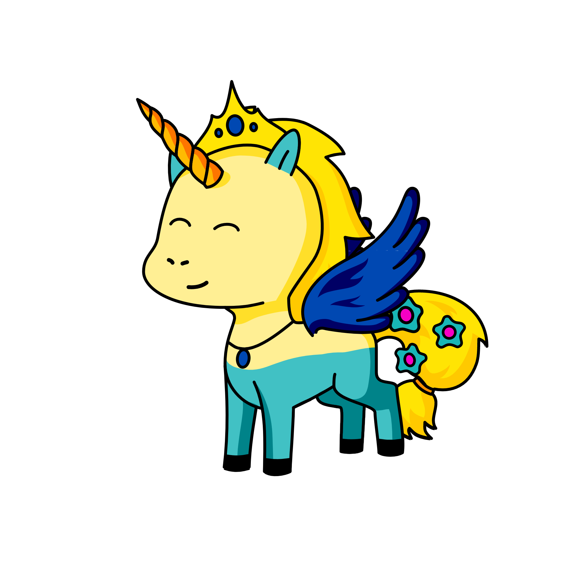 Princess Zelda, the unicorn