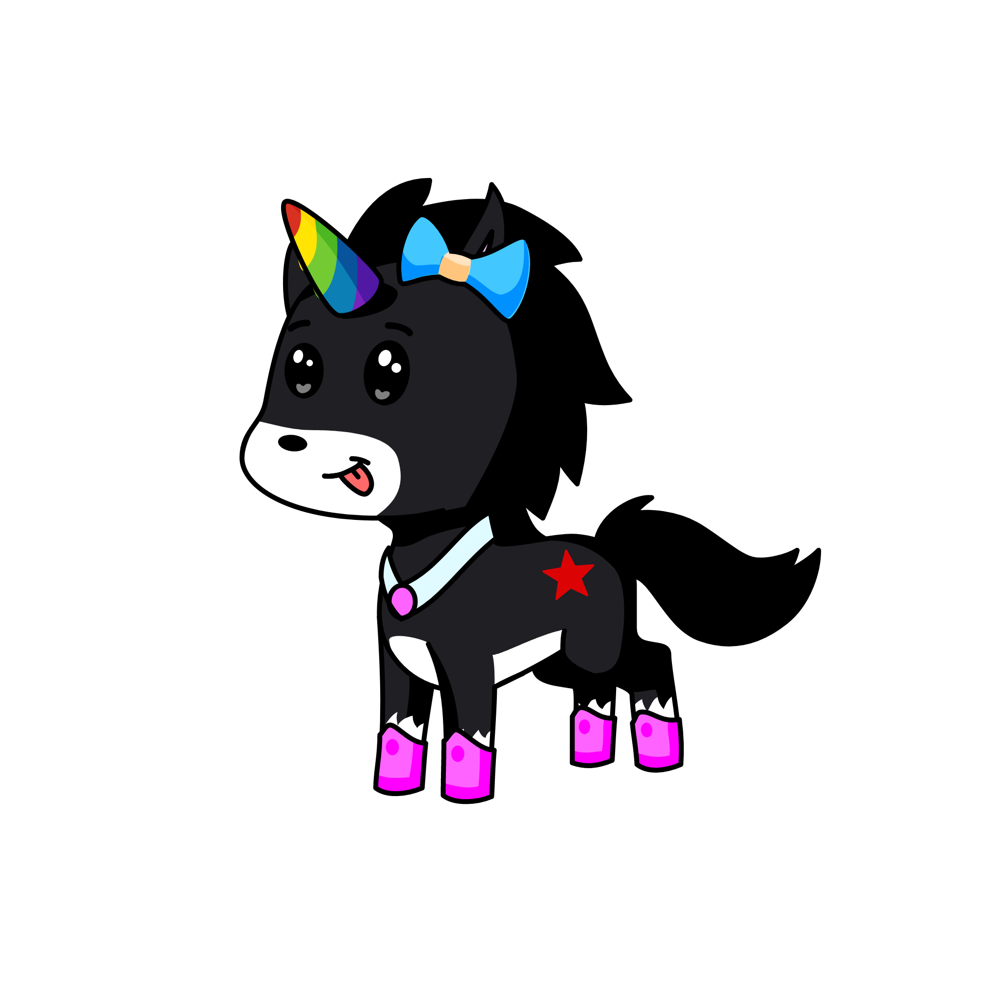 Kitten, the unicorn