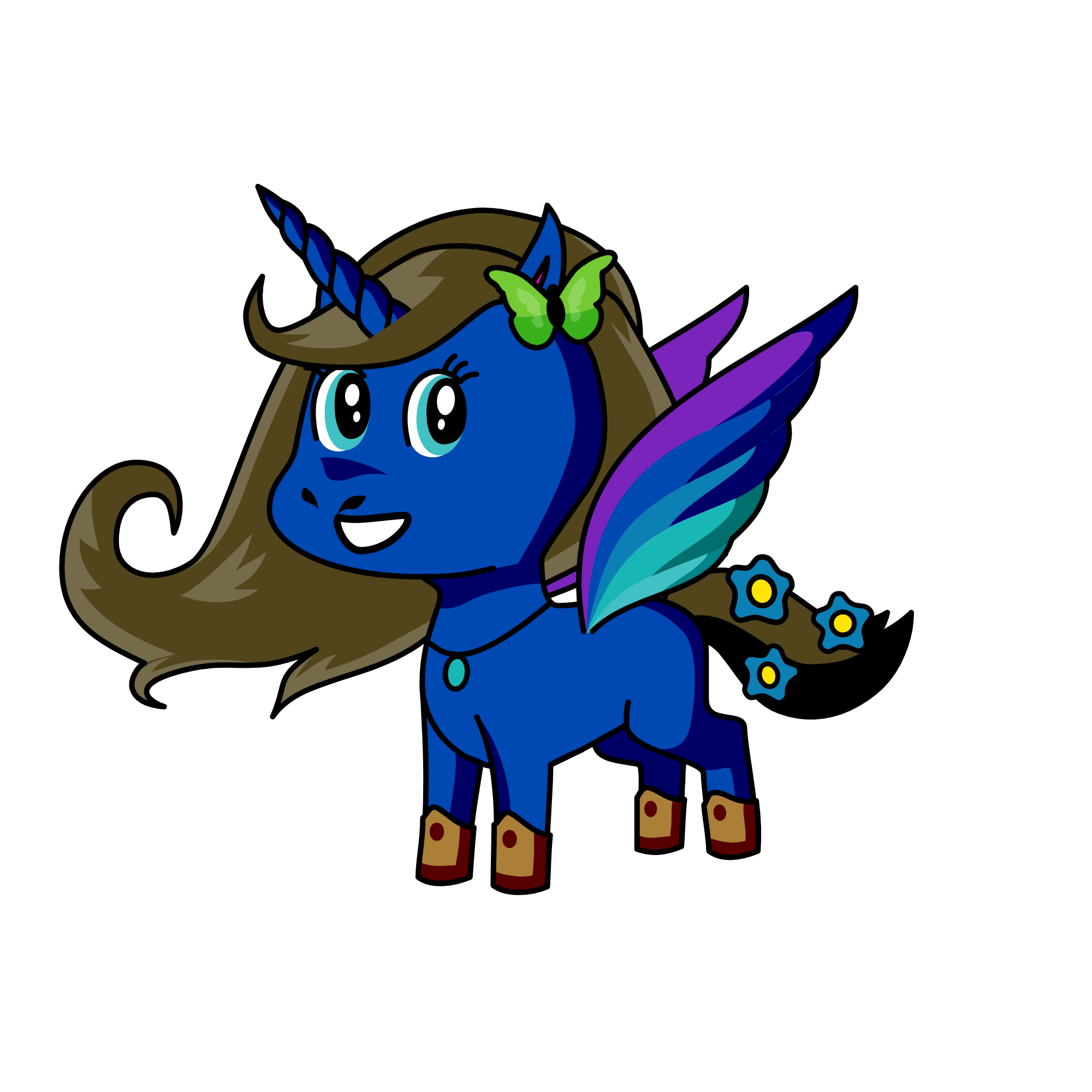 Crystal, the unicorn