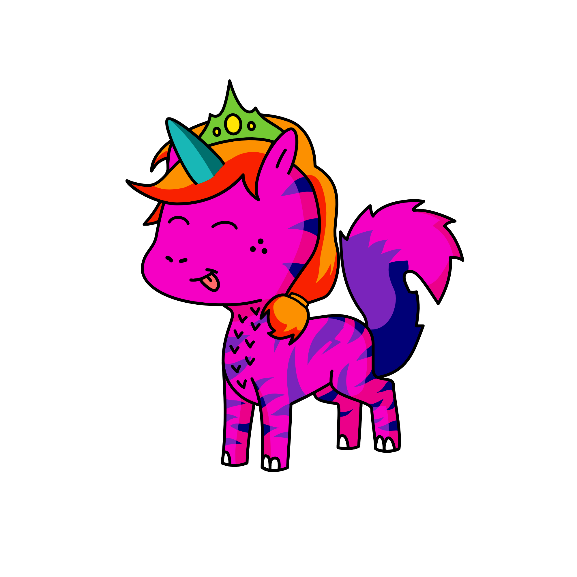 Silly 😋, the unicorn