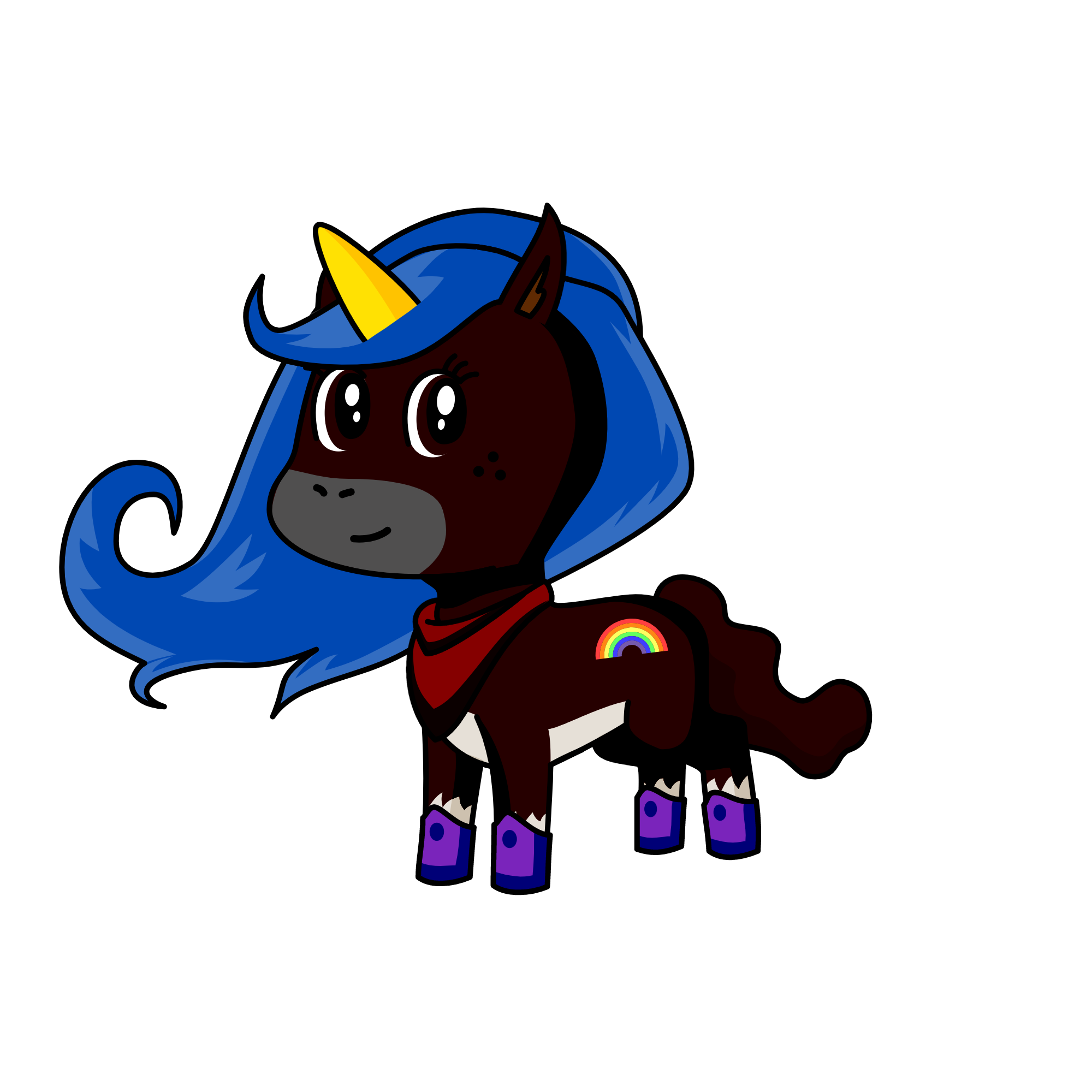 Cutety, the unicorn
