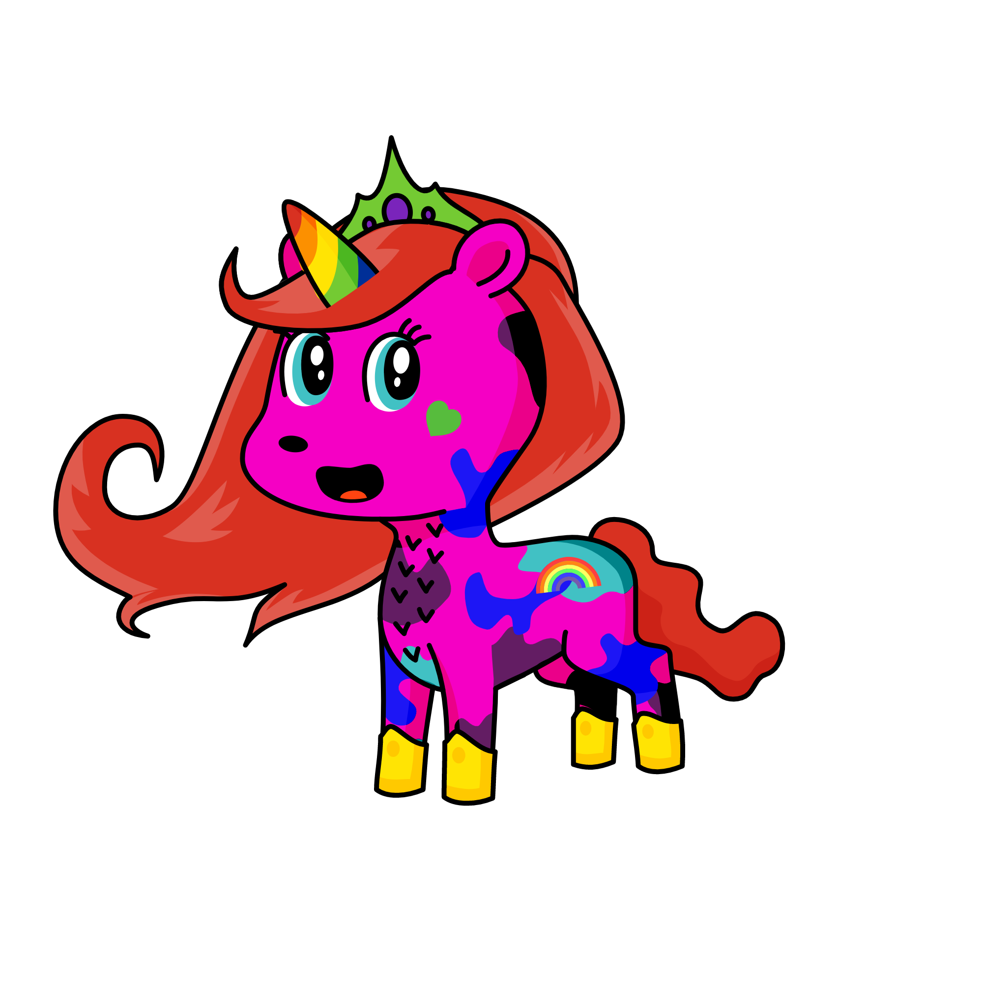 Princess Rainbow, the unicorn