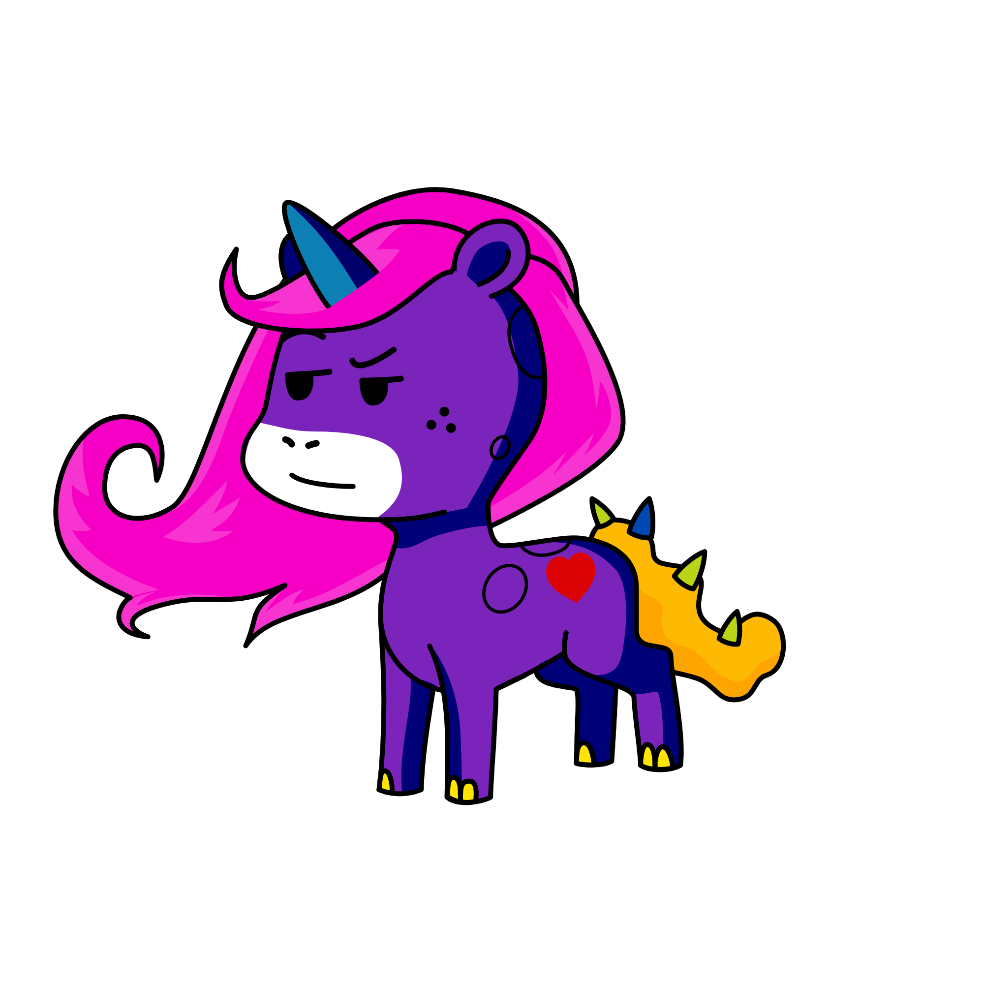 e, the unicorn