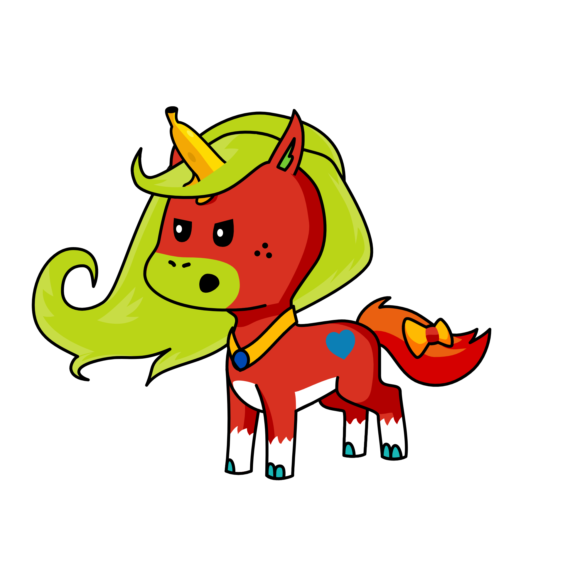 BANANA-CORN, the unicorn