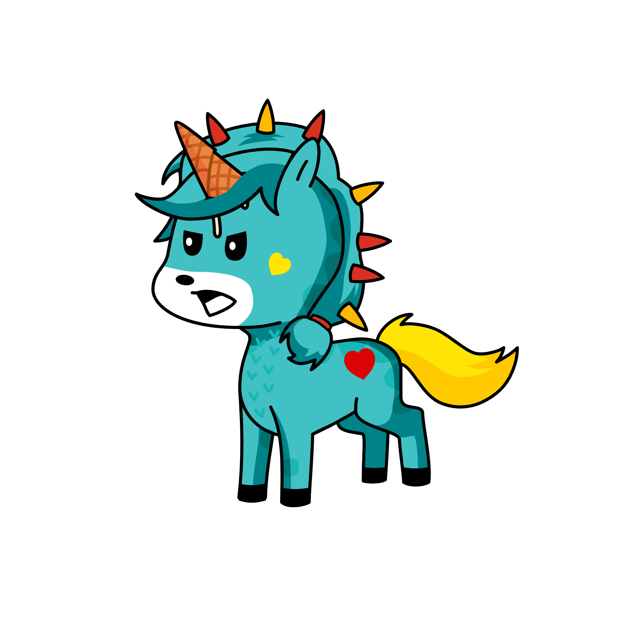 ice cream, the unicorn