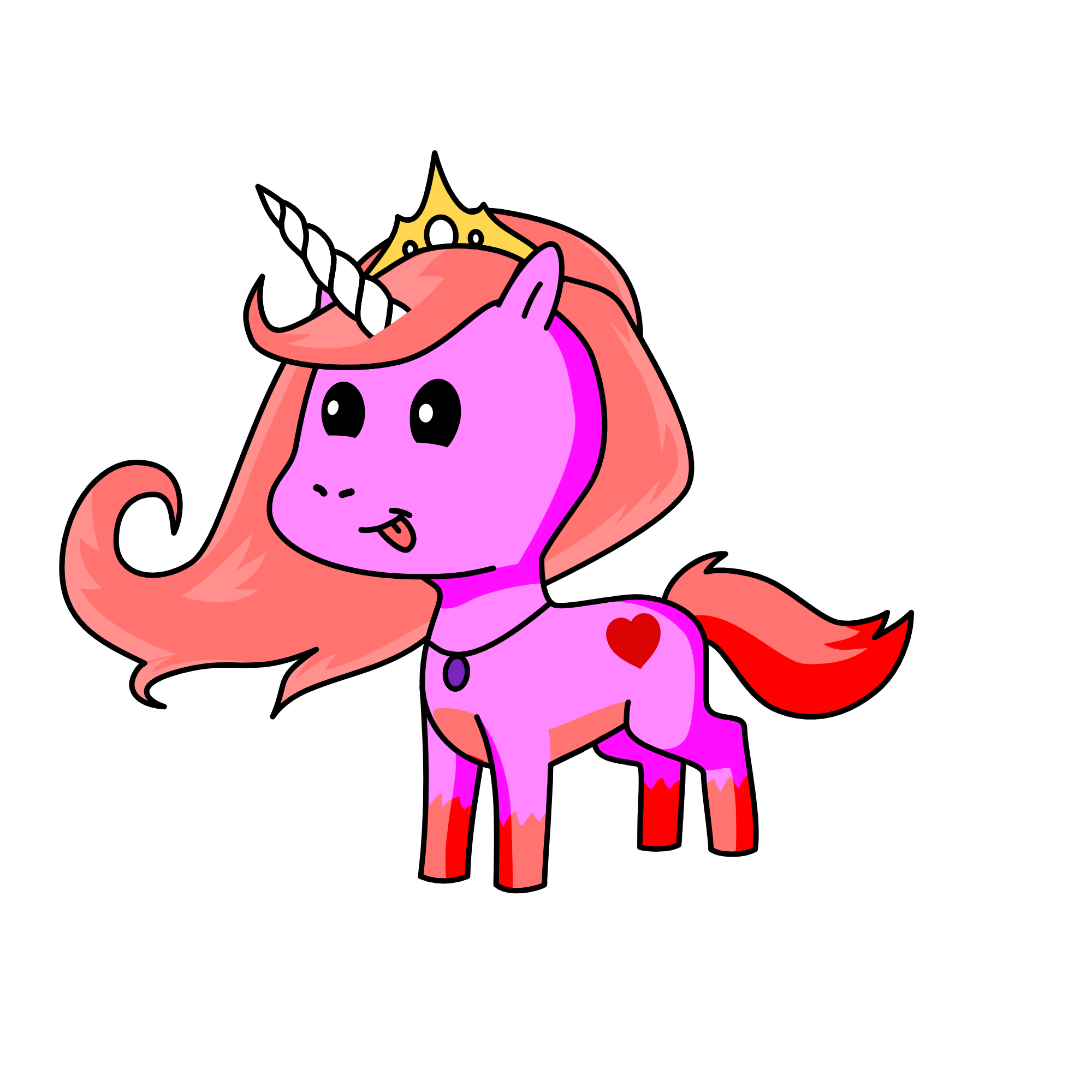 Queen Candy, the unicorn