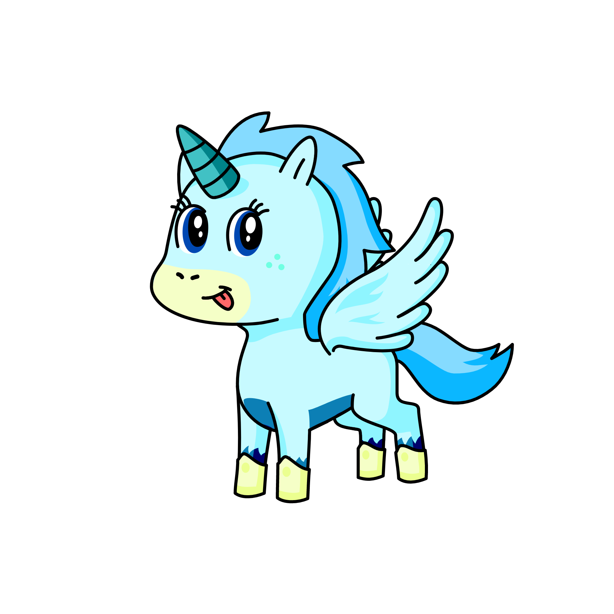 Winter heart, the unicorn