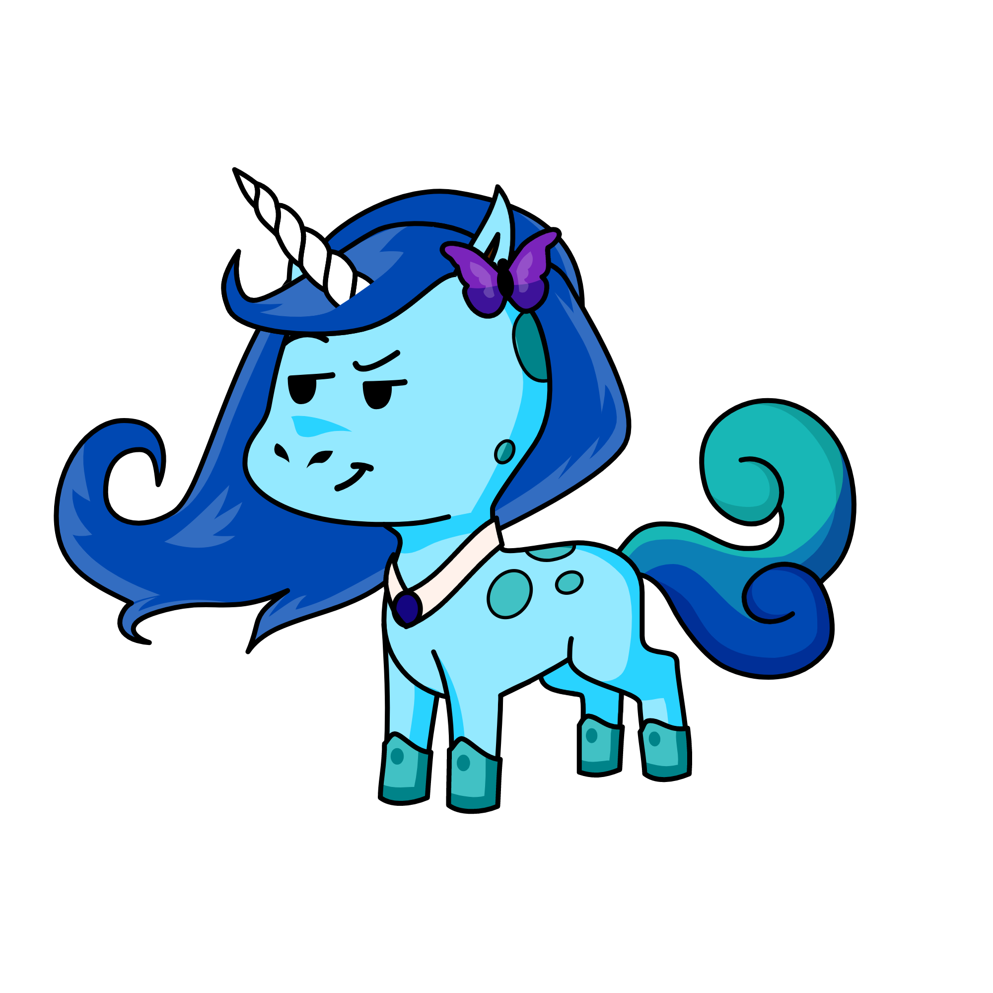 SnowFall, the unicorn