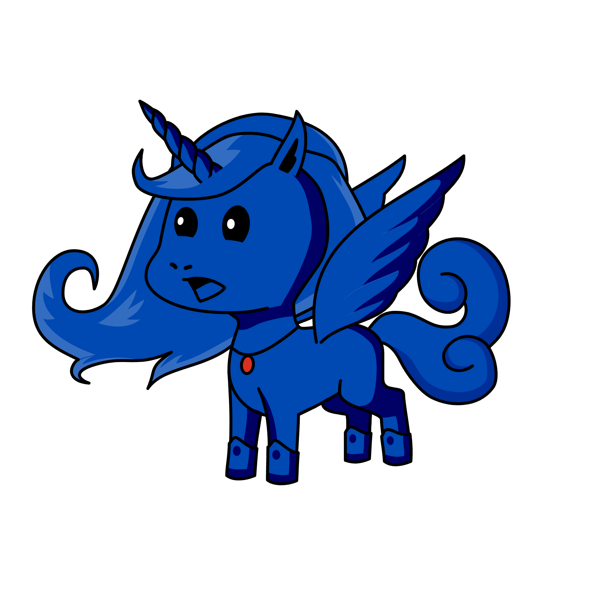 princes luna, the unicorn