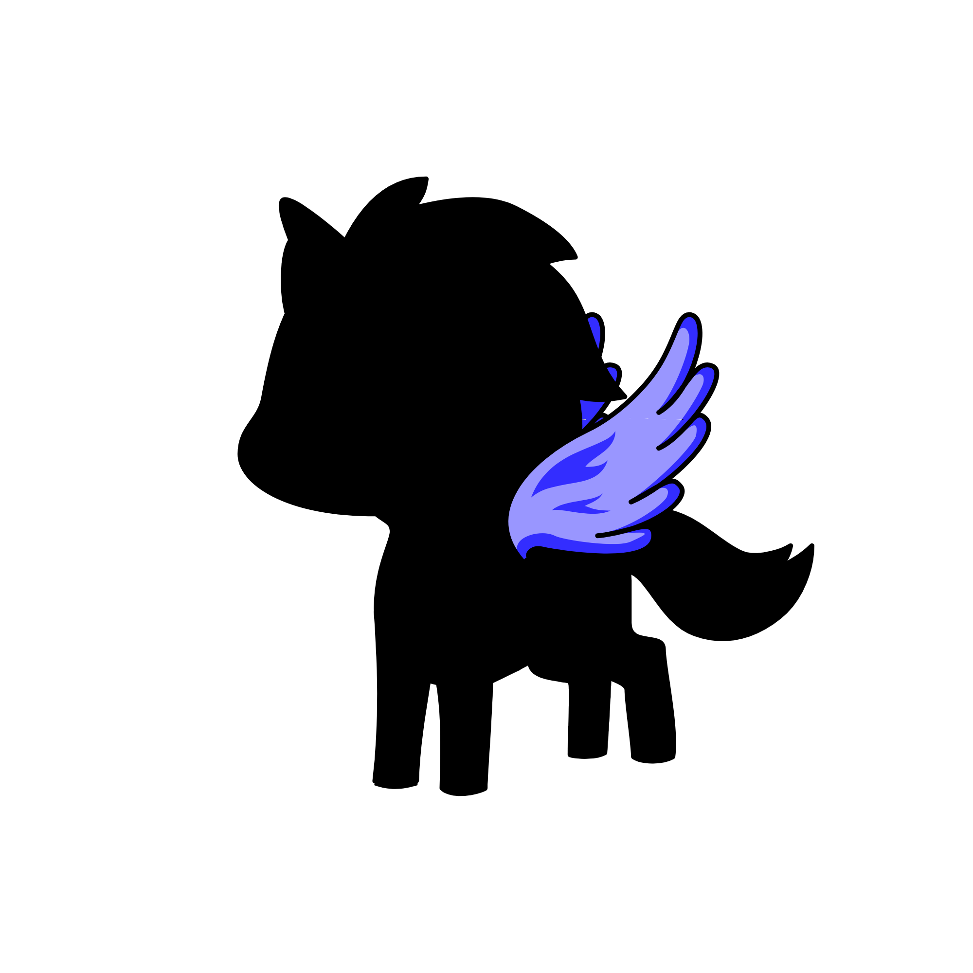 oh my wings, the unicorn