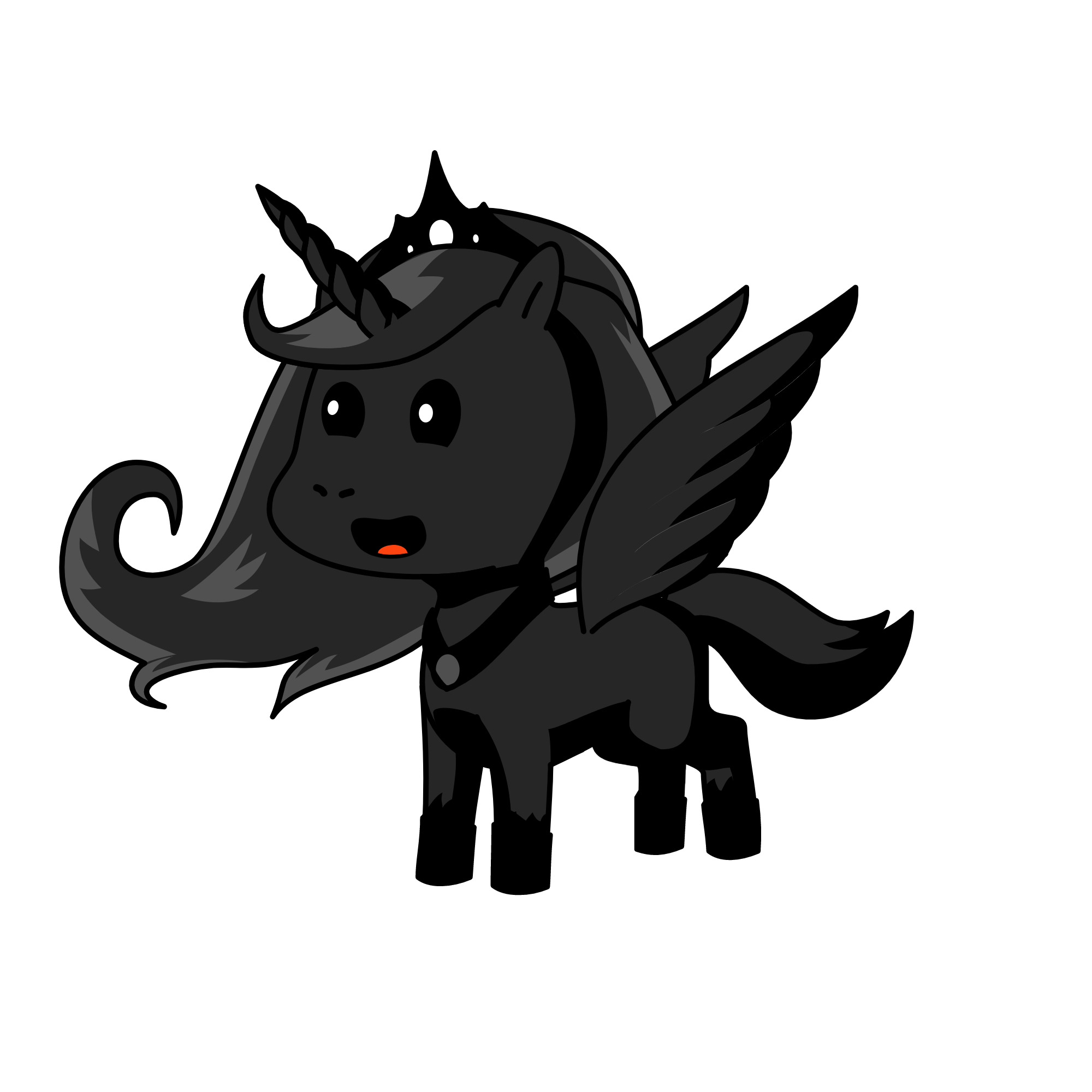 Shadow, the unicorn