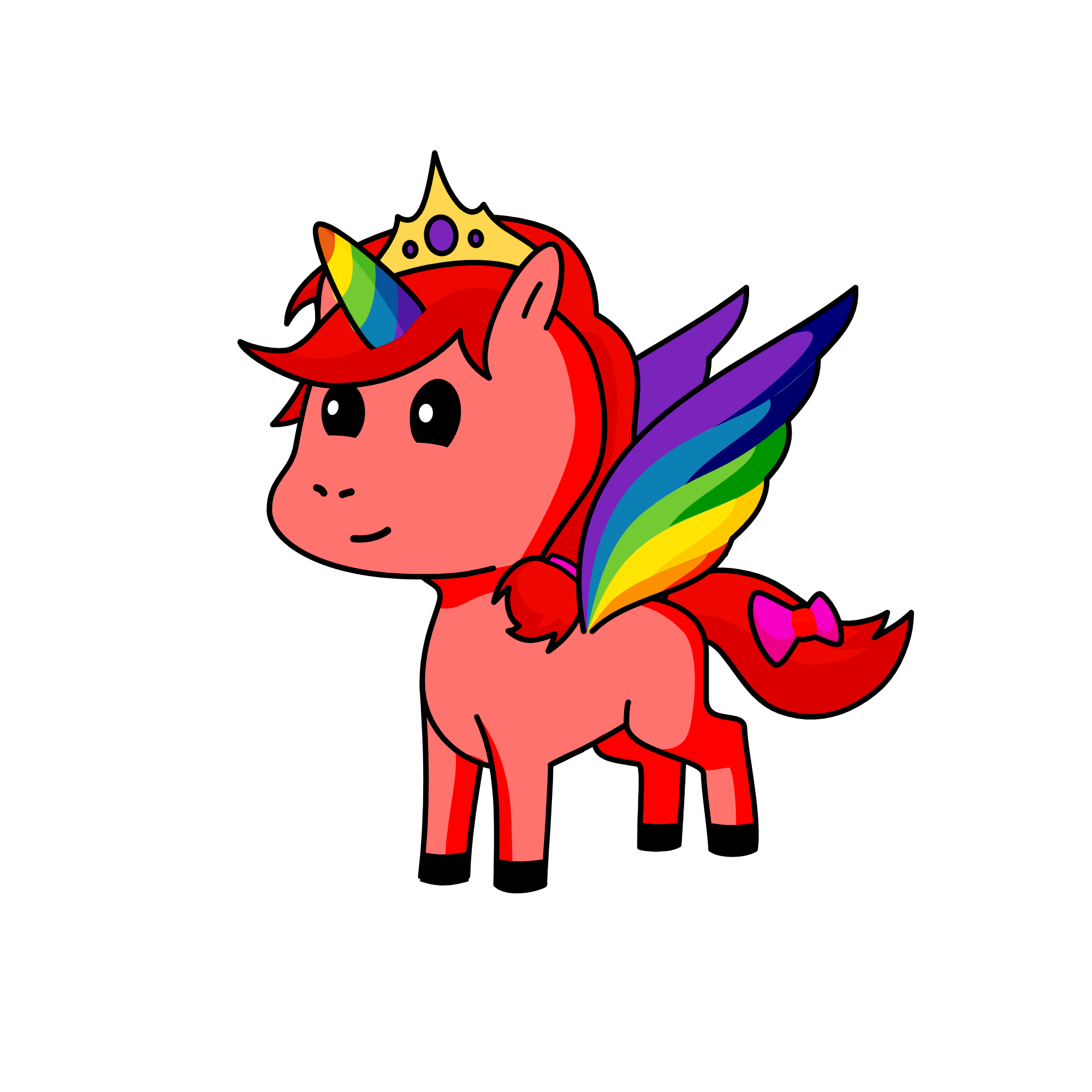 ah sun burn, the unicorn