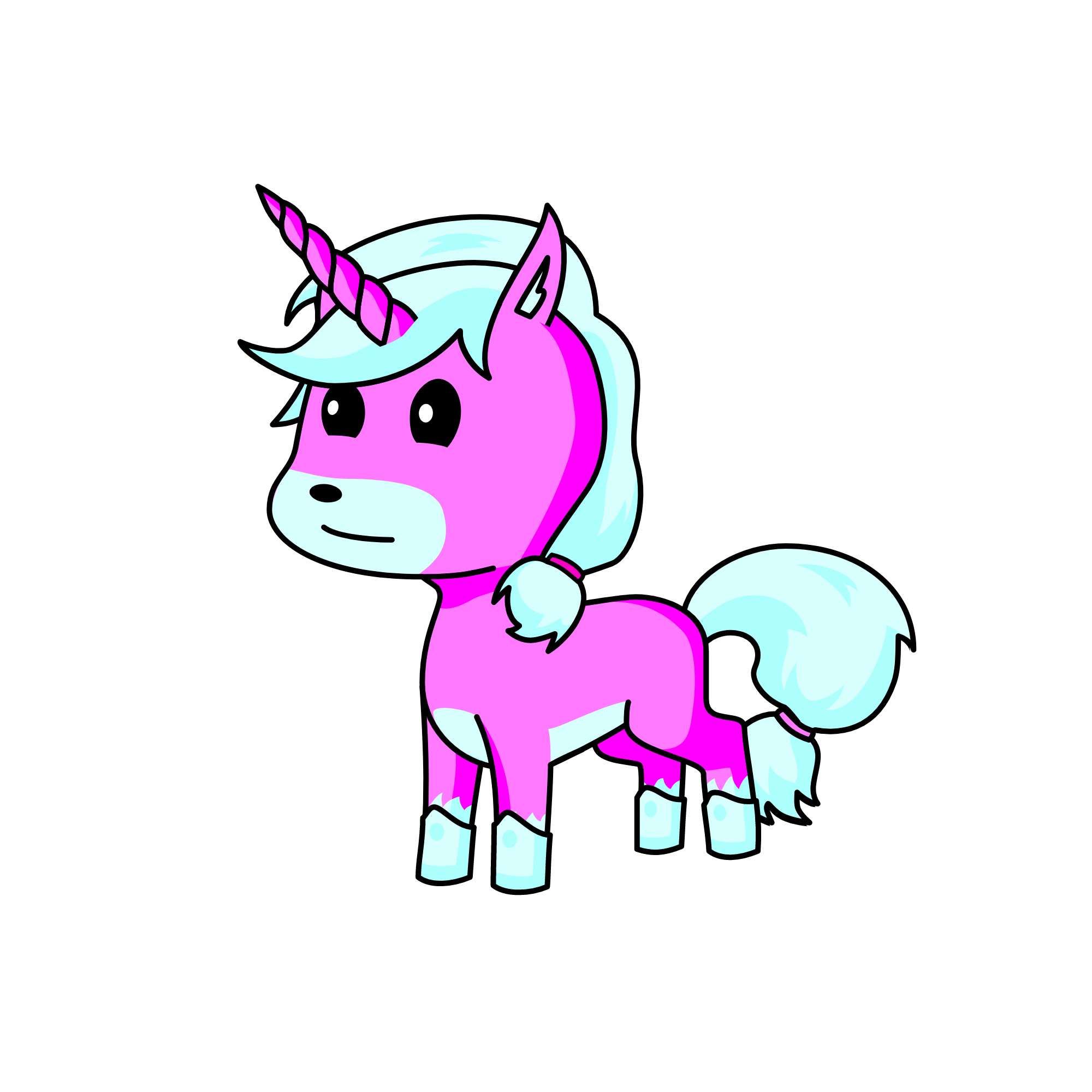 Dawn, the unicorn