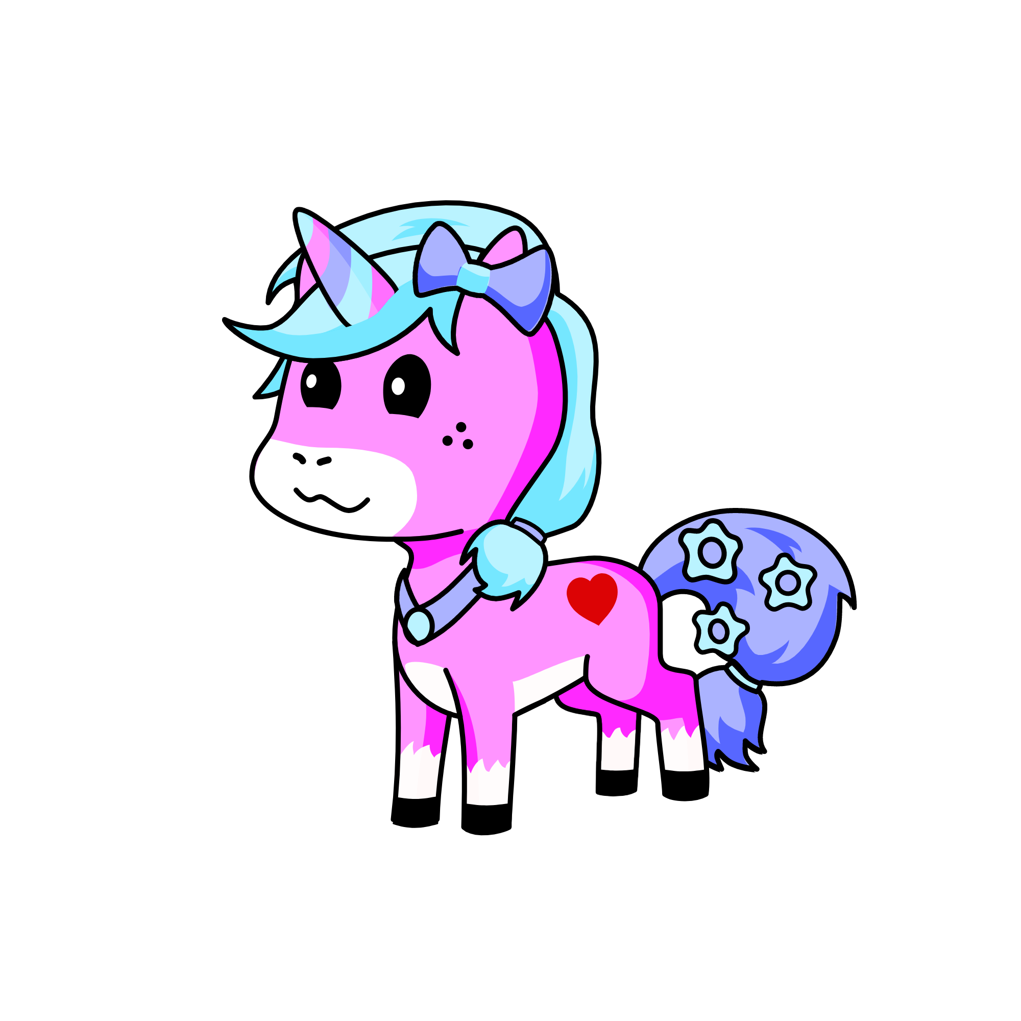 Coral, the unicorn