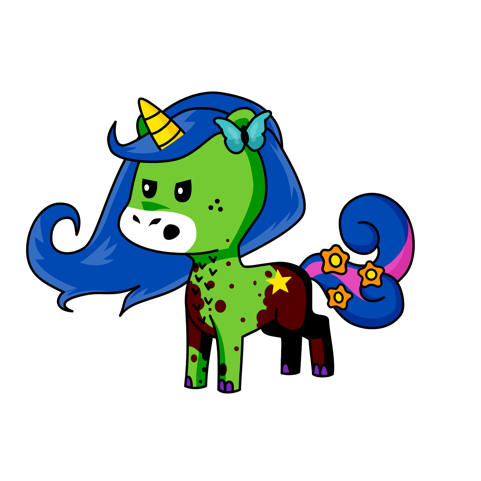 Maya, the unicorn