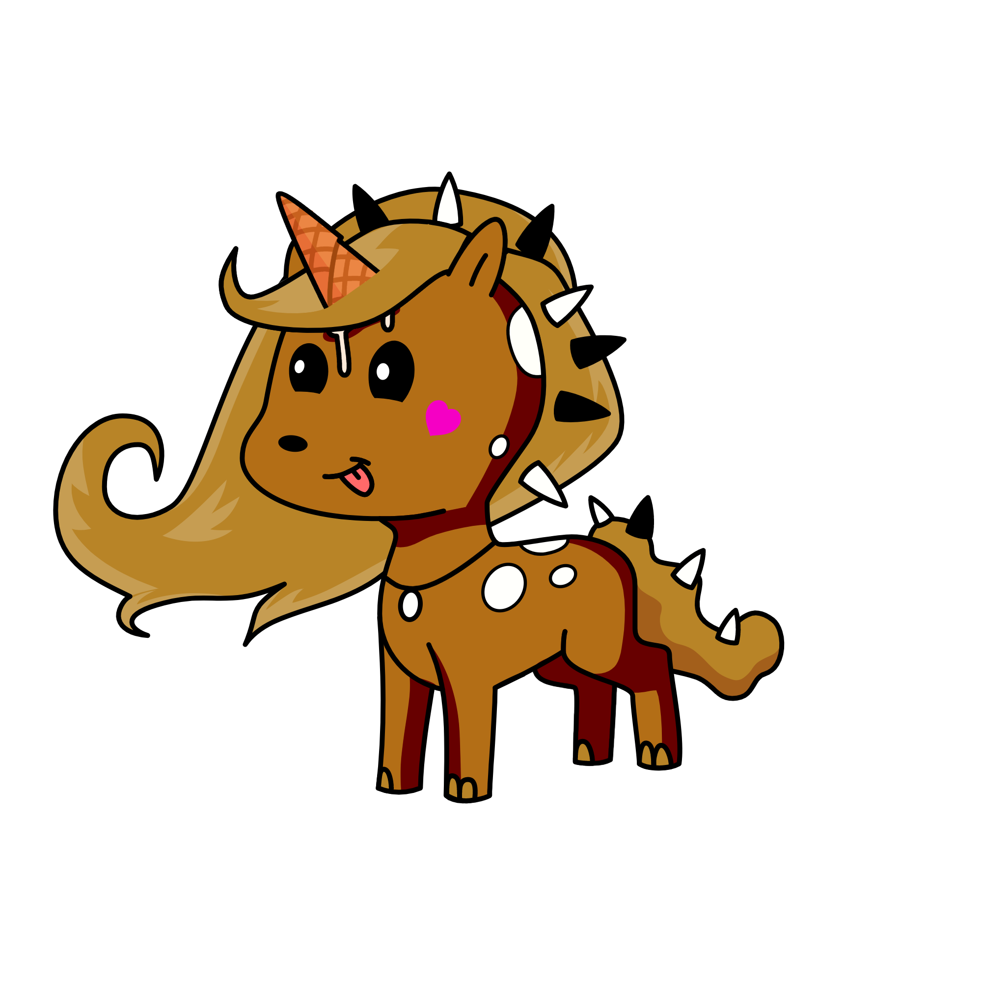 Rocky road, the unicorn