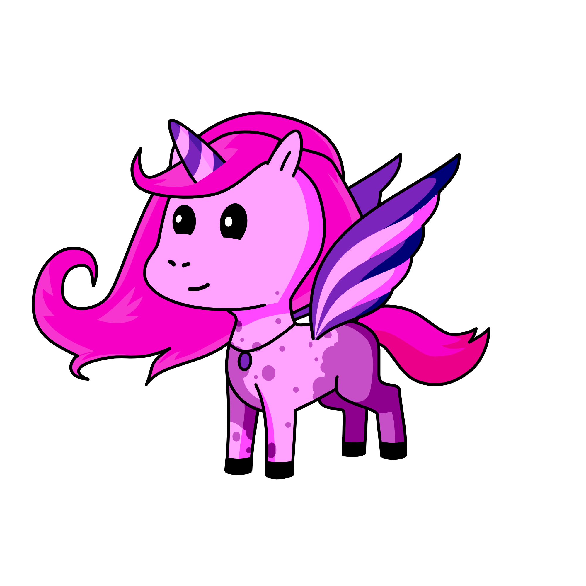 Saly, the unicorn