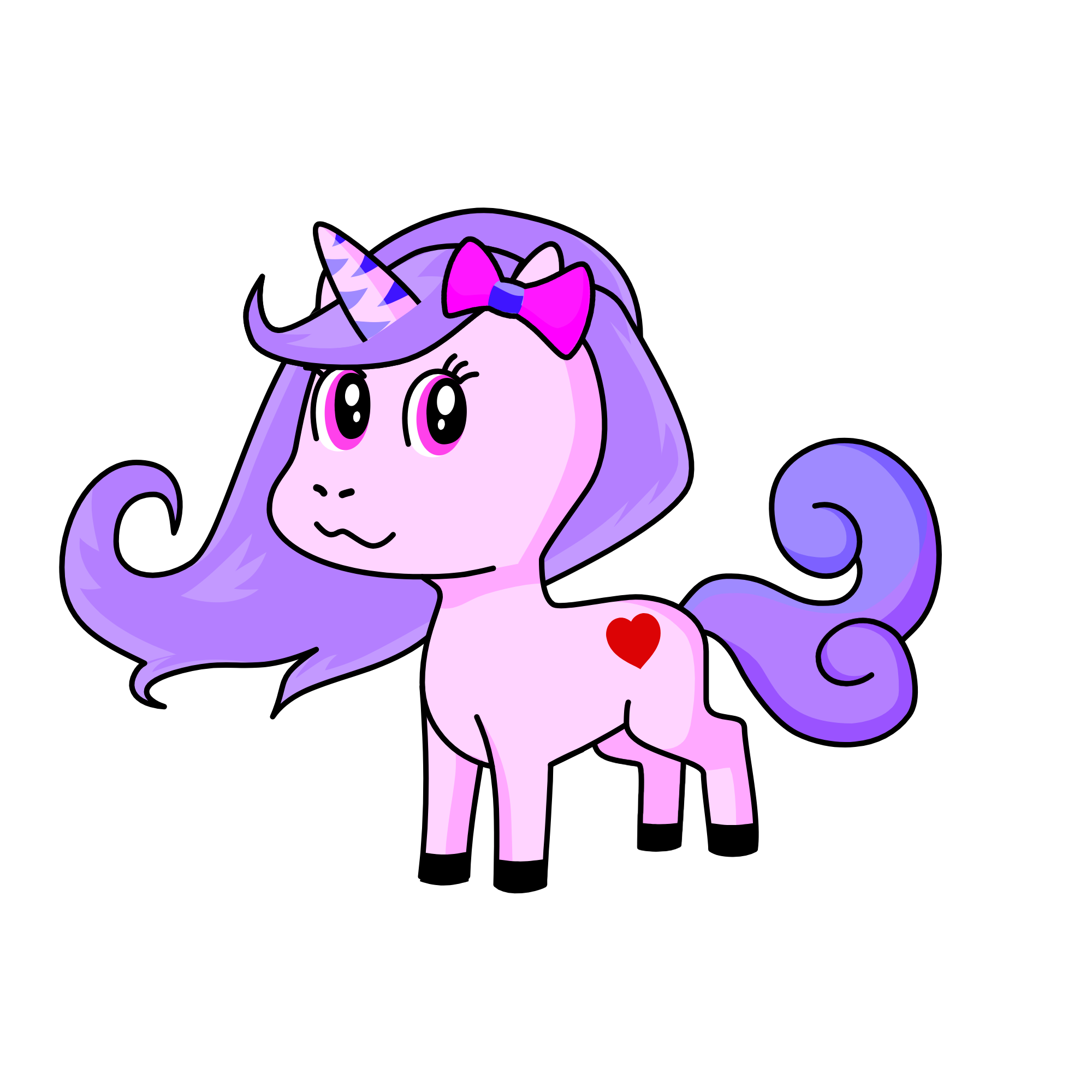 Love, the unicorn