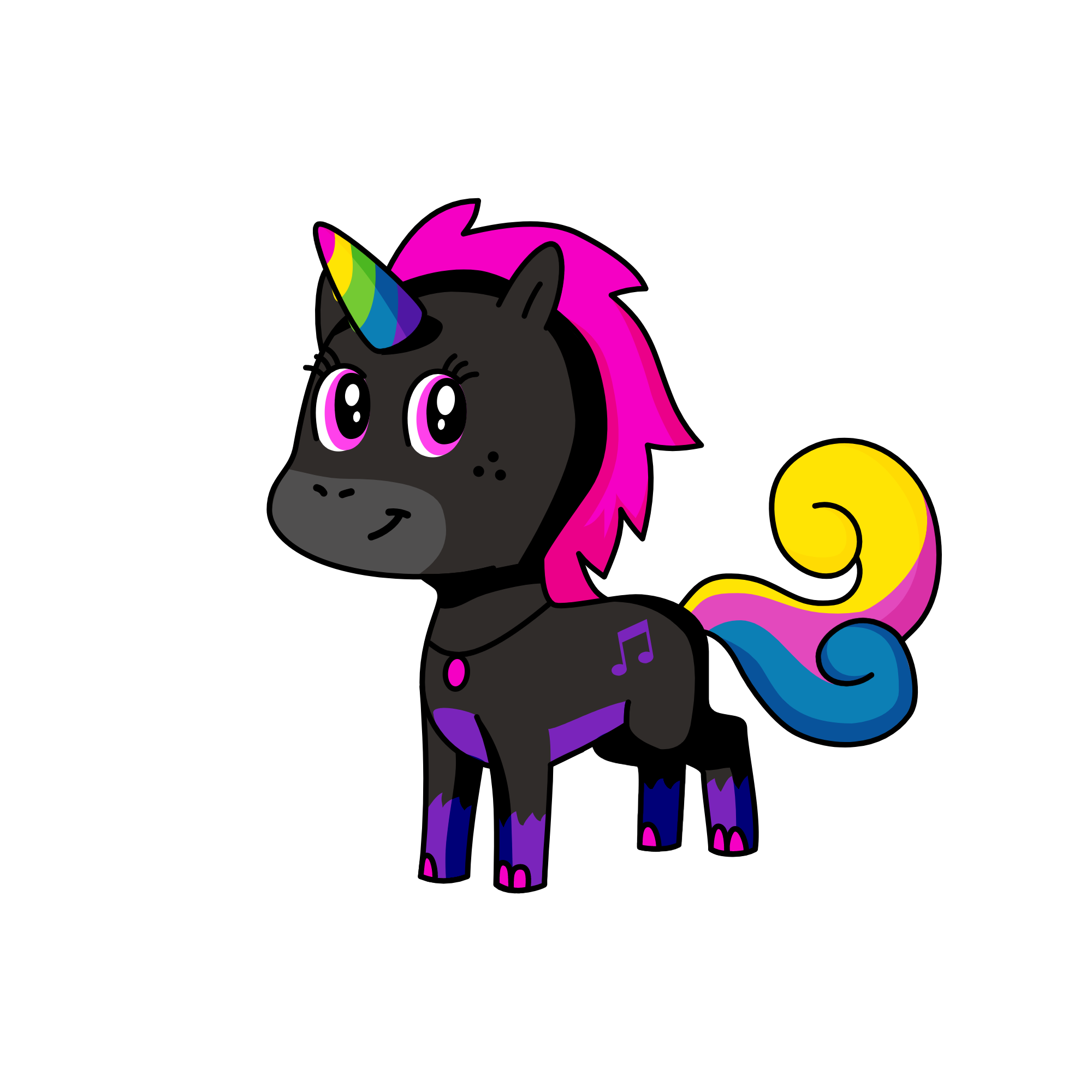 Diamond Fancy Pants, the unicorn