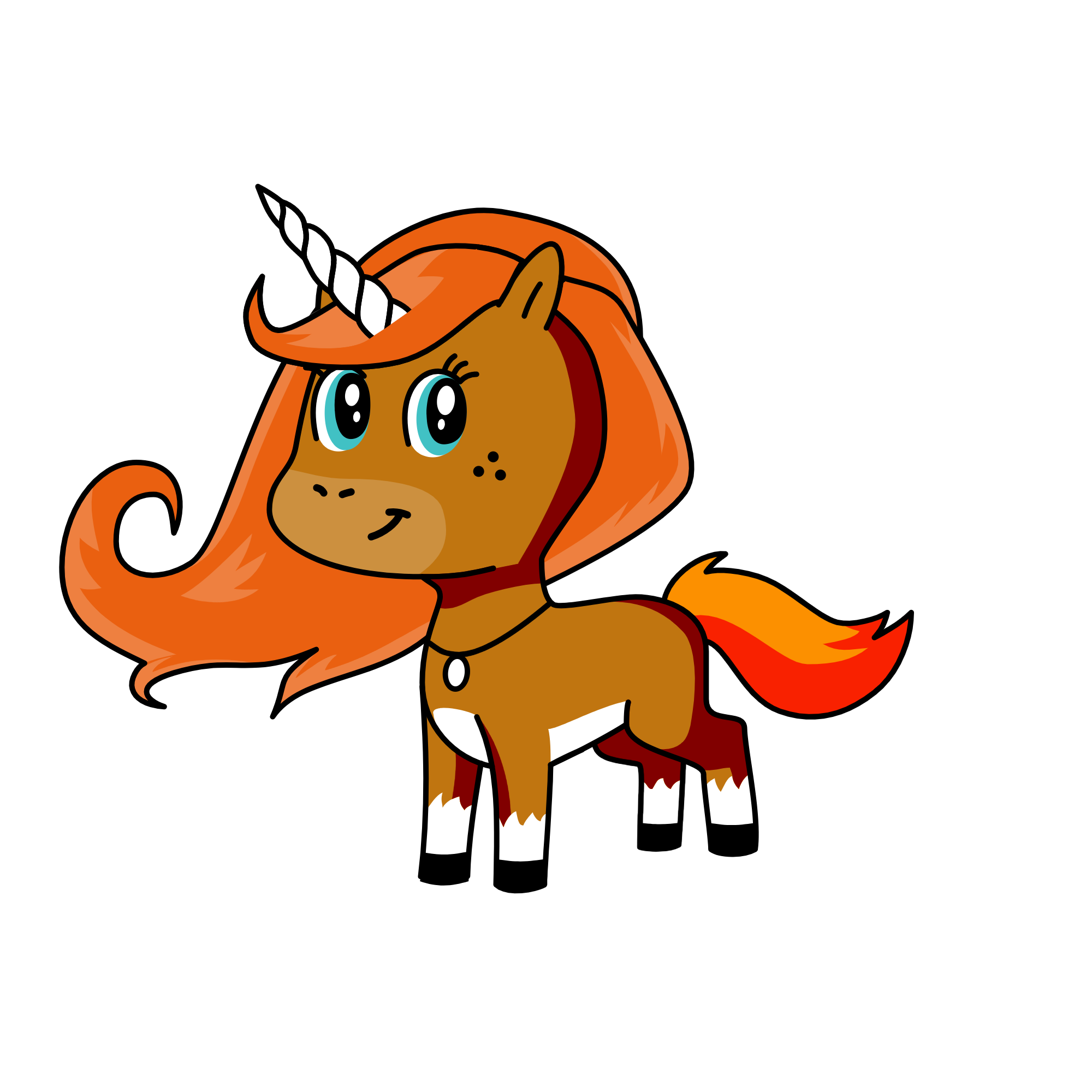 mrs pretty, the unicorn