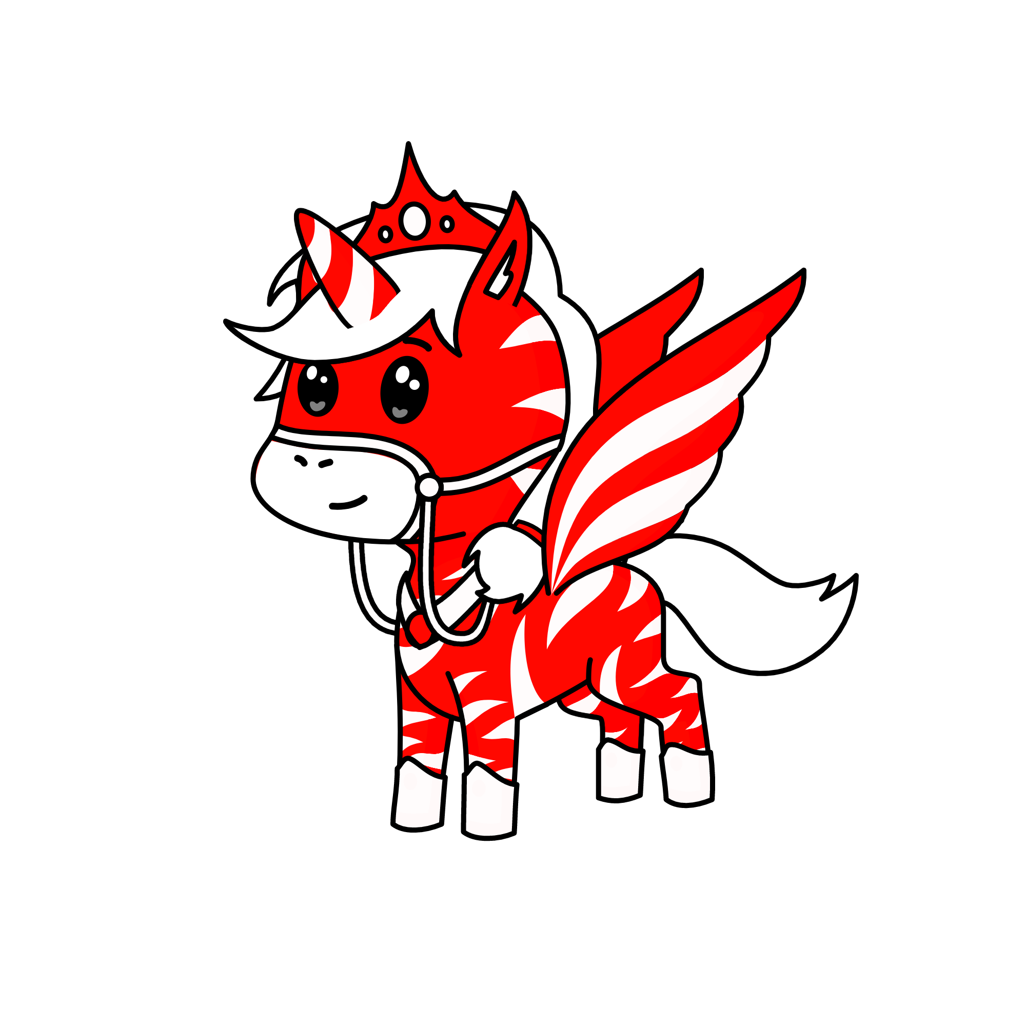 Candycane, the unicorn