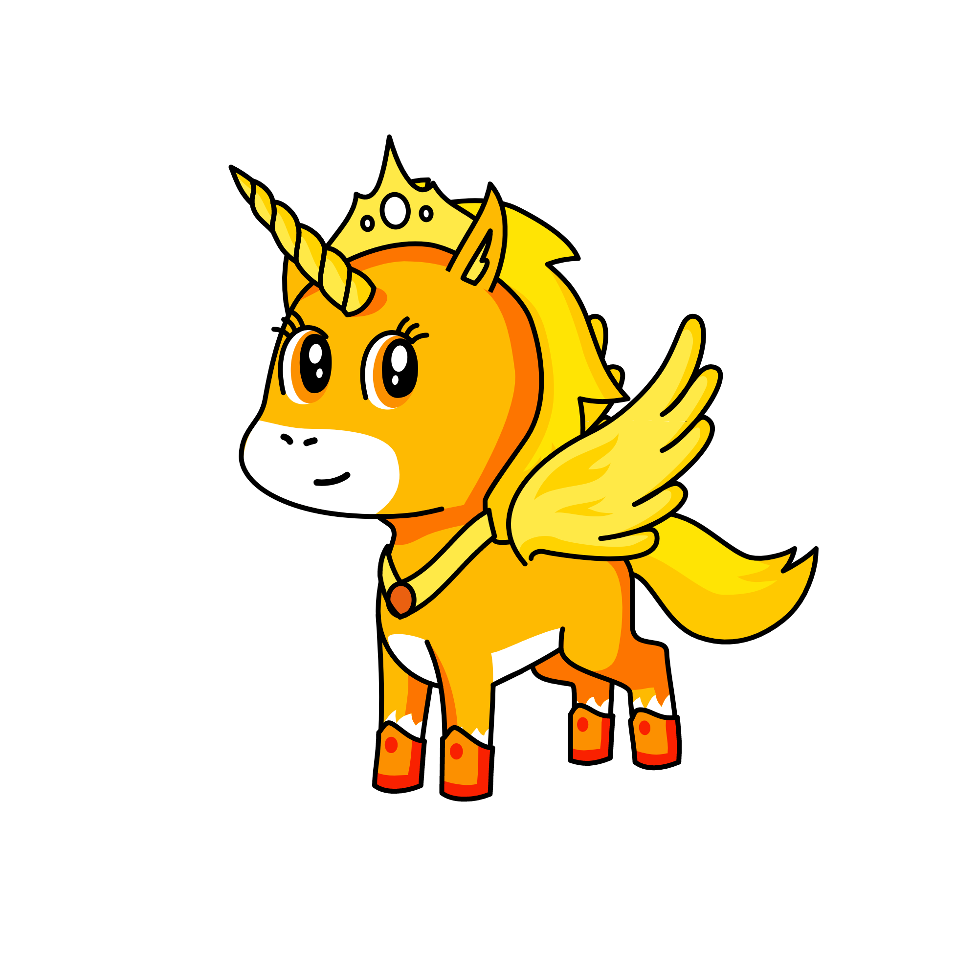 Bright, the unicorn