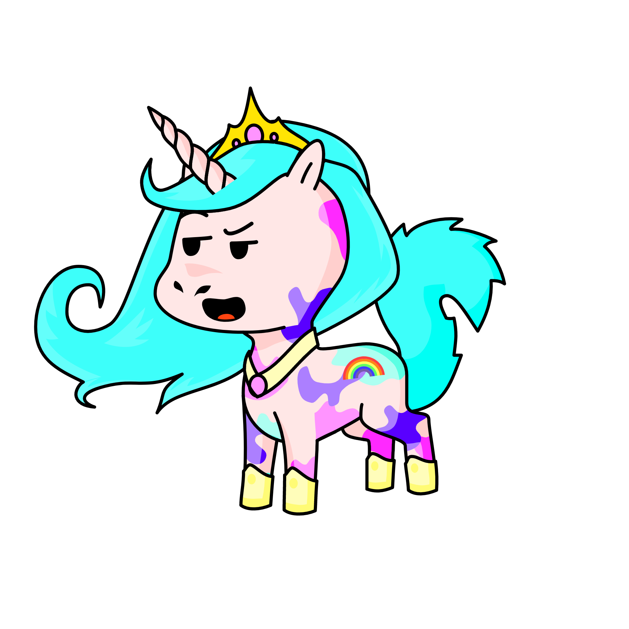 So, u think im bootiful? >:0, the unicorn