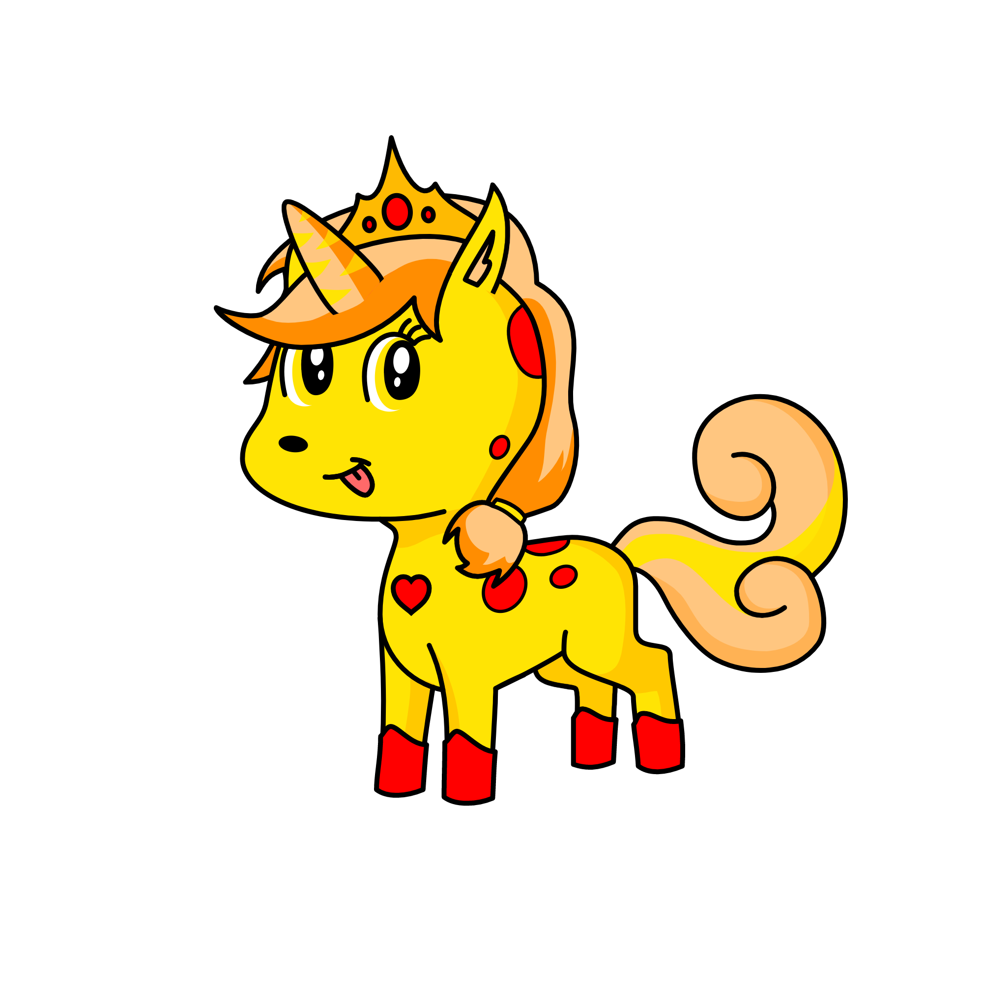Pizza, the unicorn