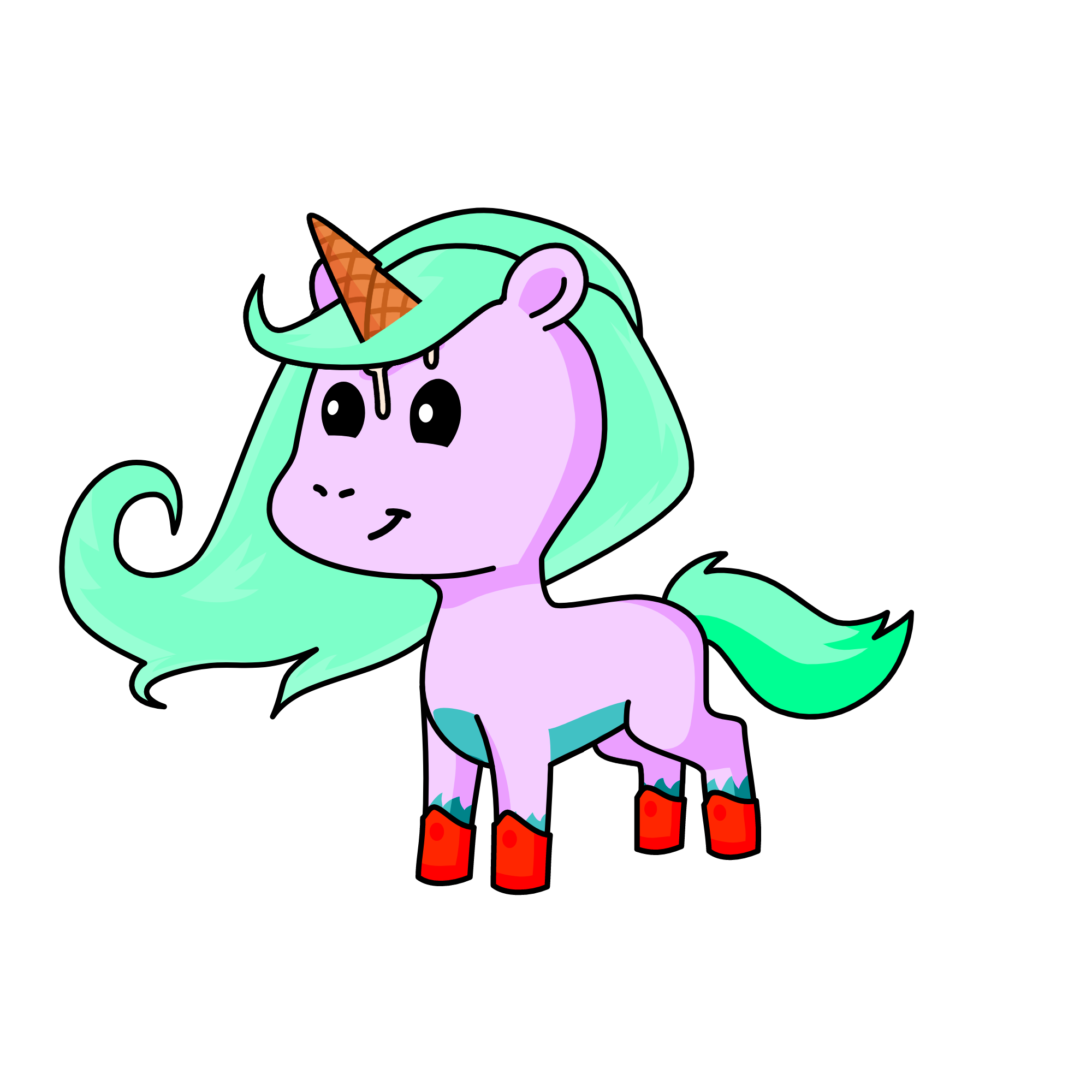 Ice cream , the unicorn