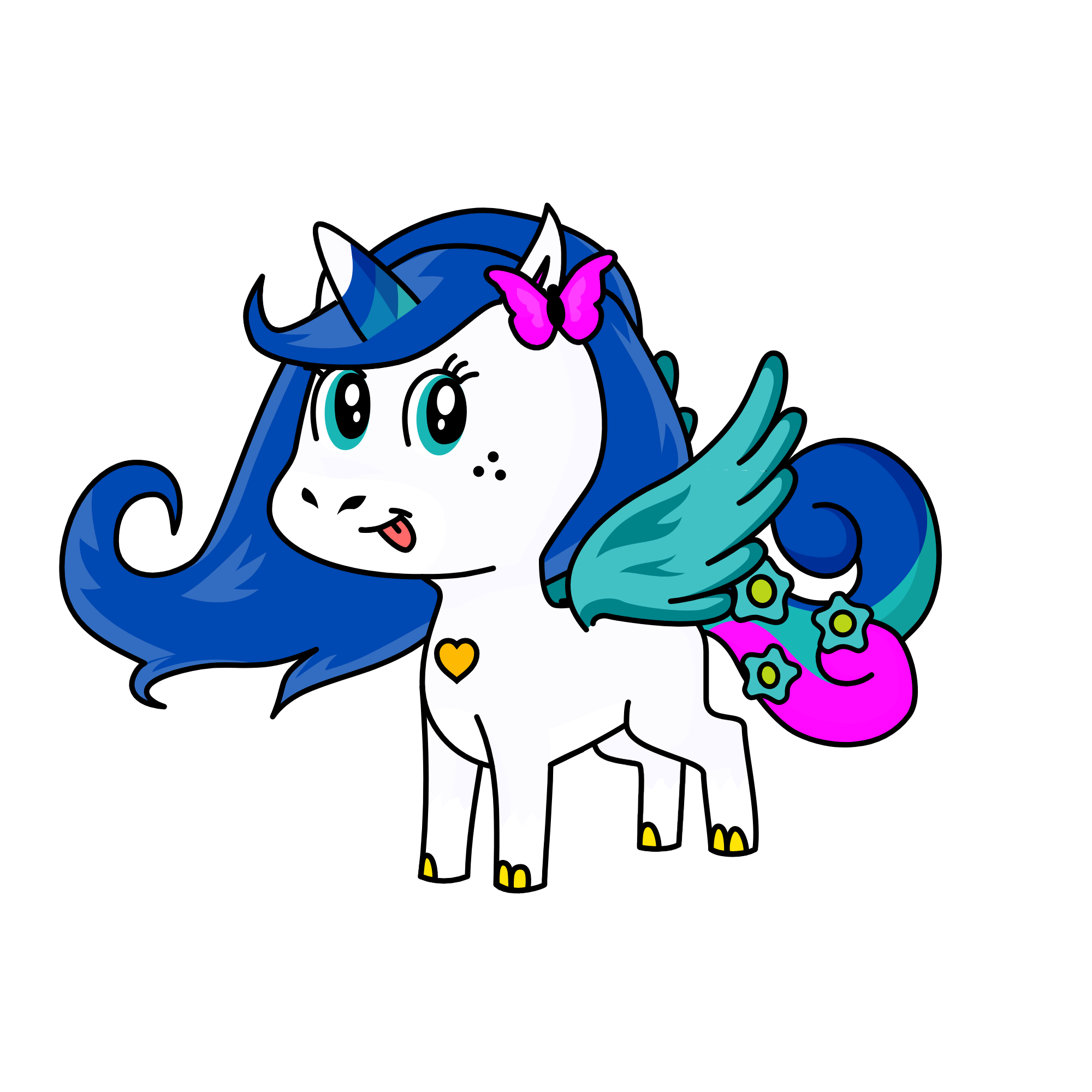 Lovely unacon, the unicorn