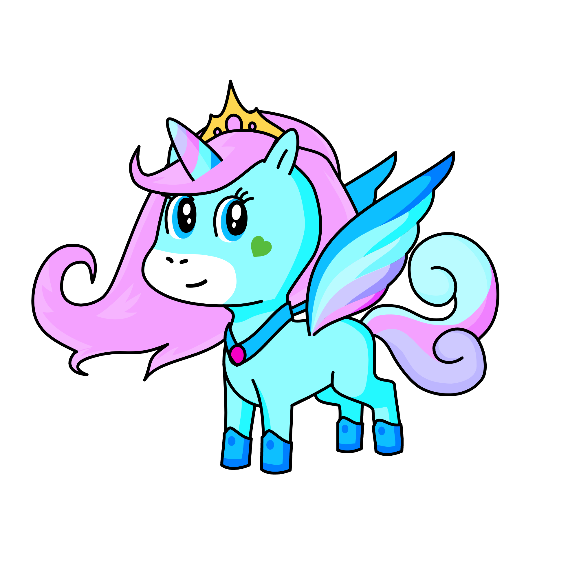 Princess Pastelness, the unicorn