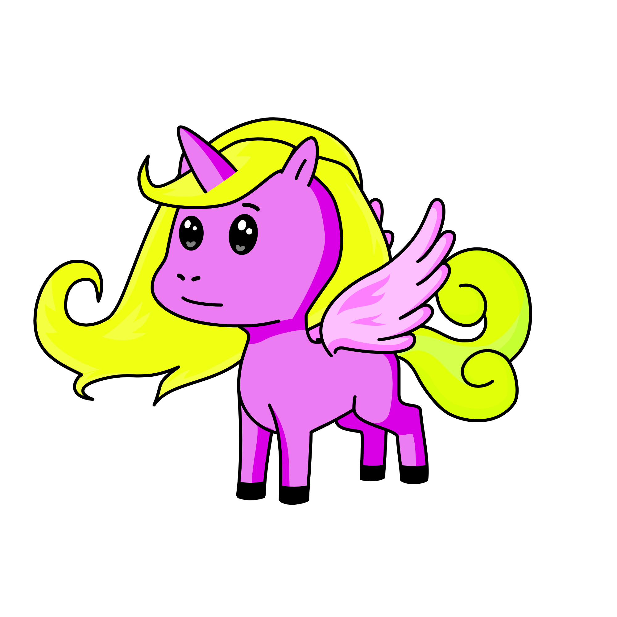 pink, the unicorn