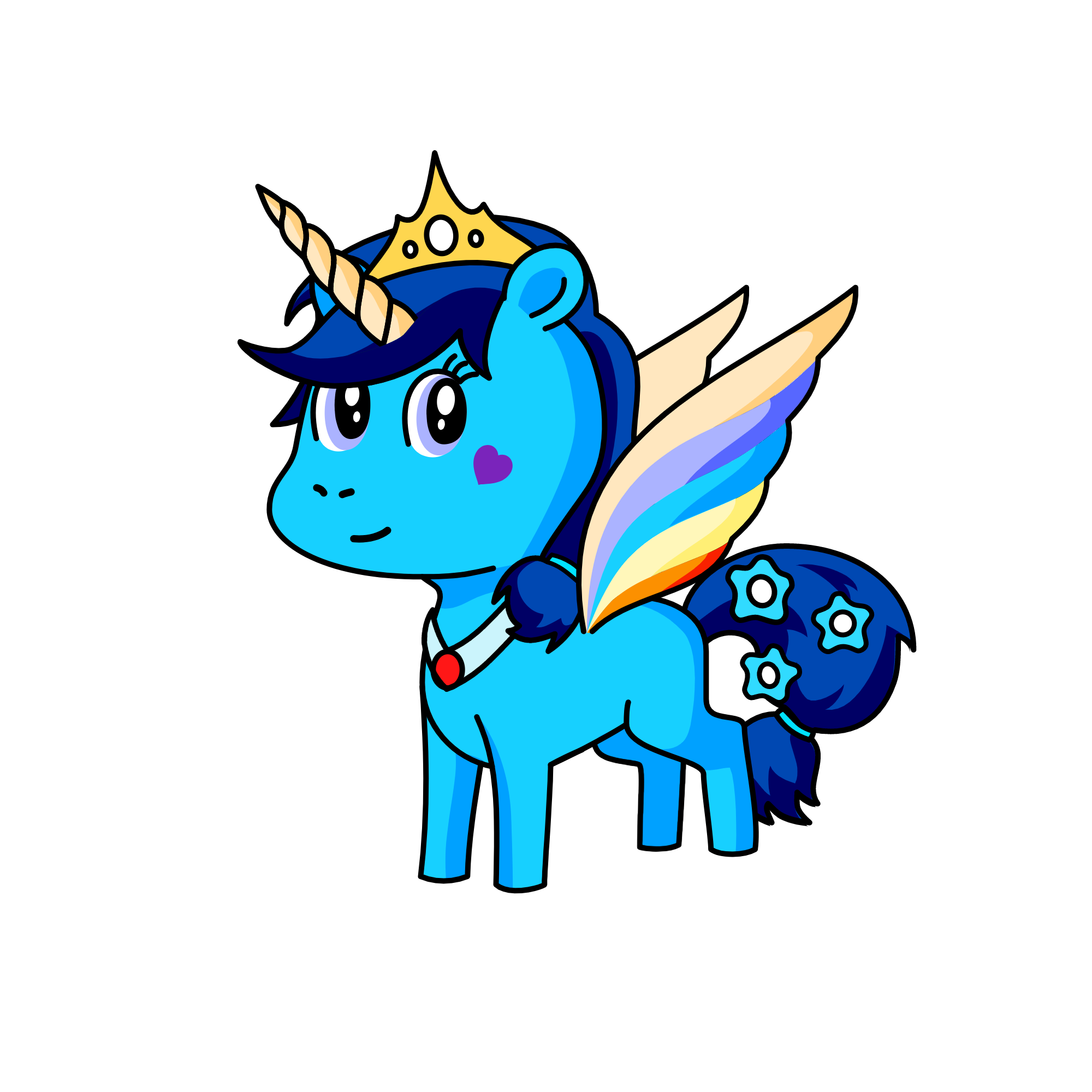 Queen Of Auradon, the unicorn