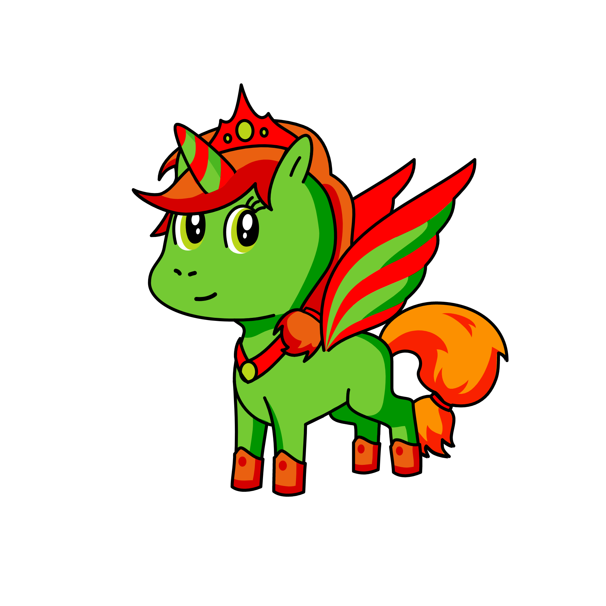 Princess Christmas, the unicorn