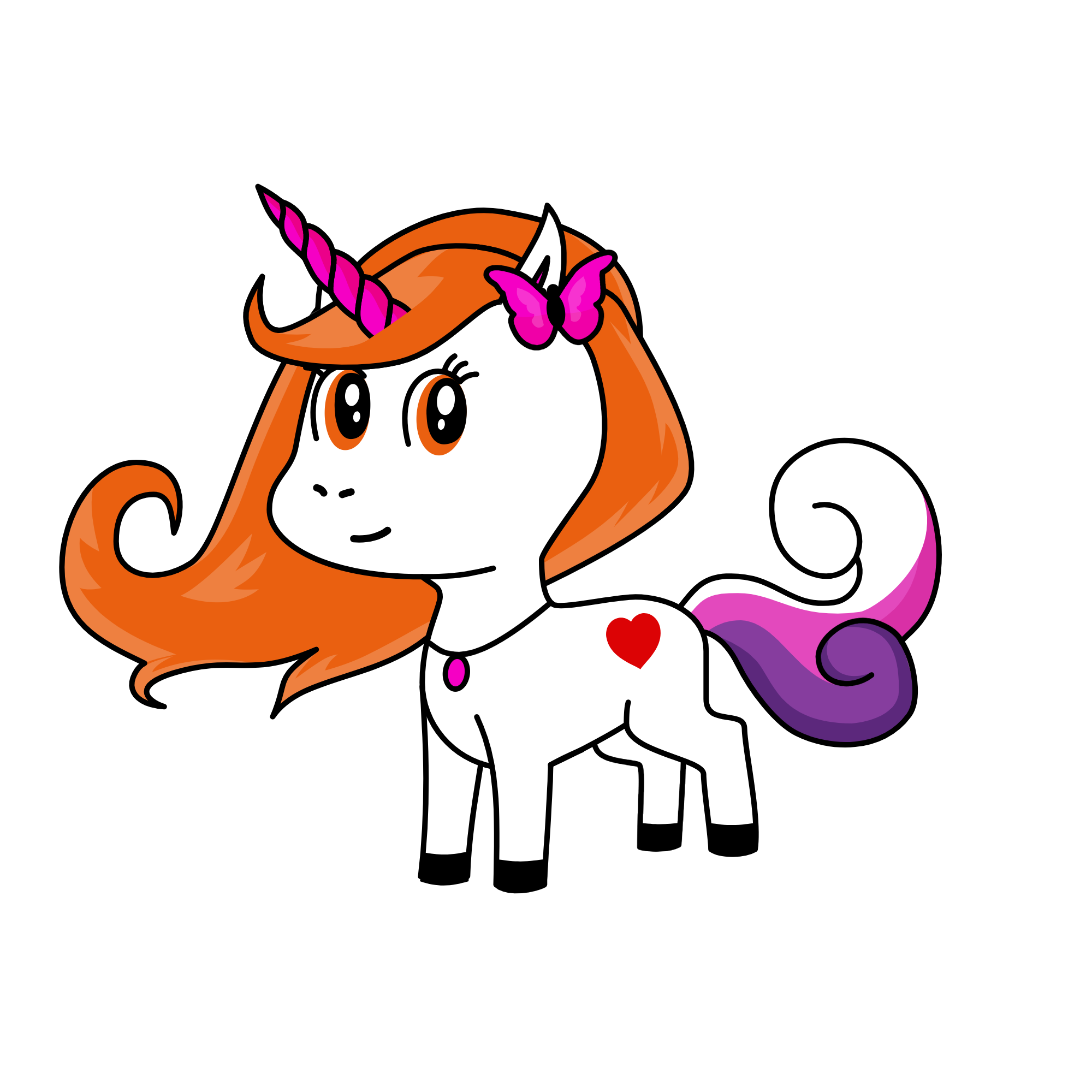 flutter, the unicorn