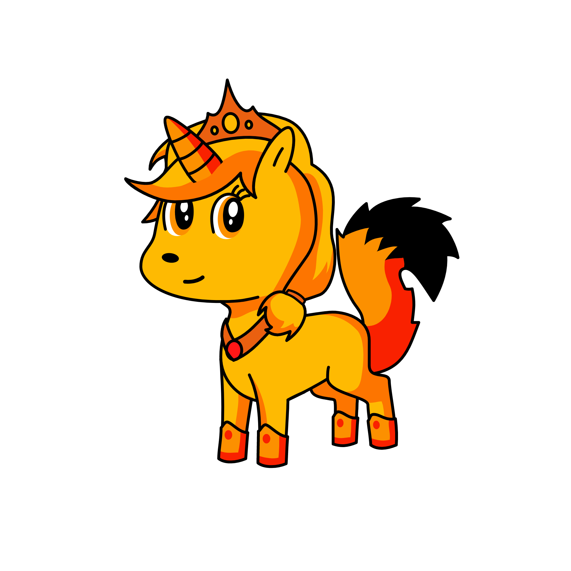 Princess Fox, the unicorn