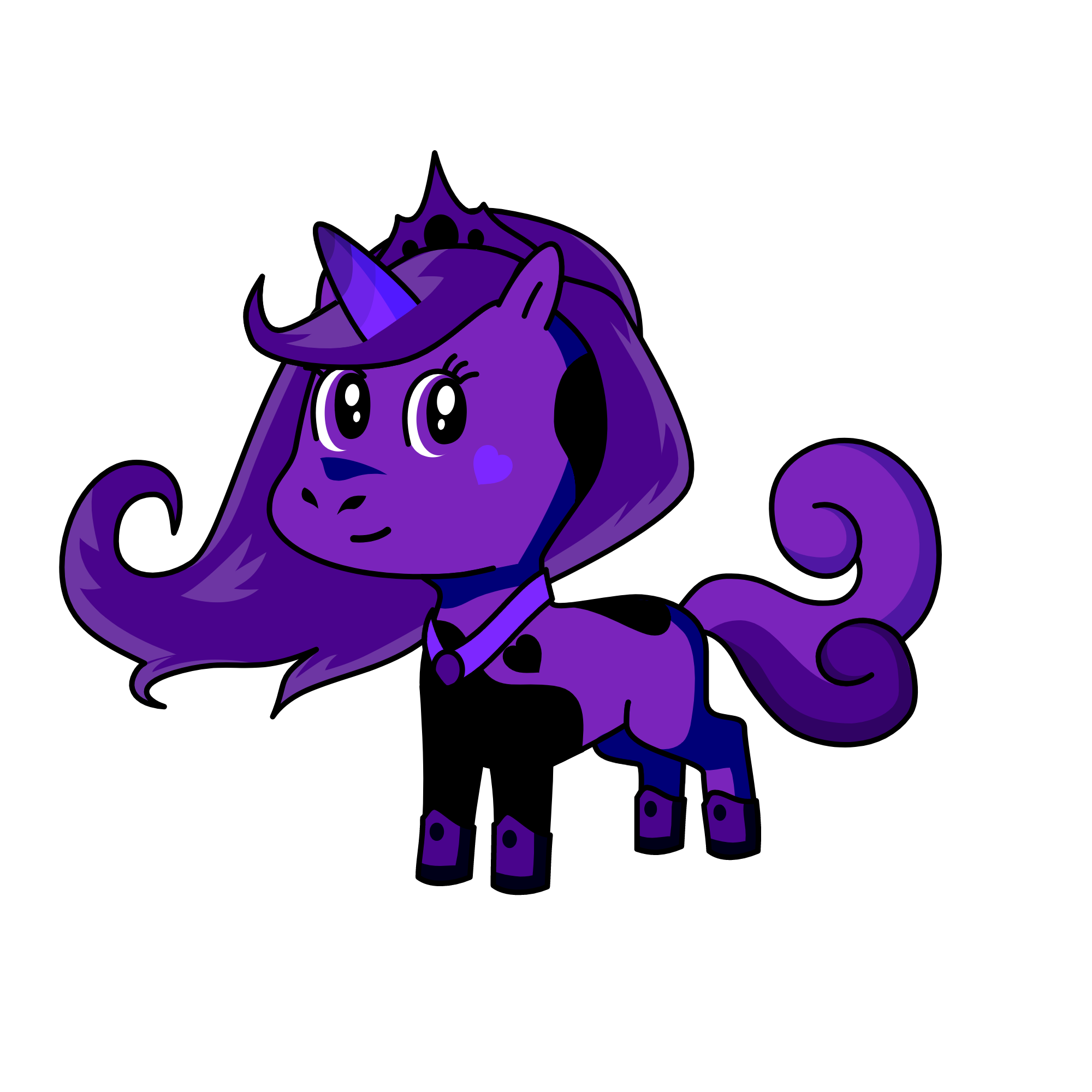 Luna, the unicorn