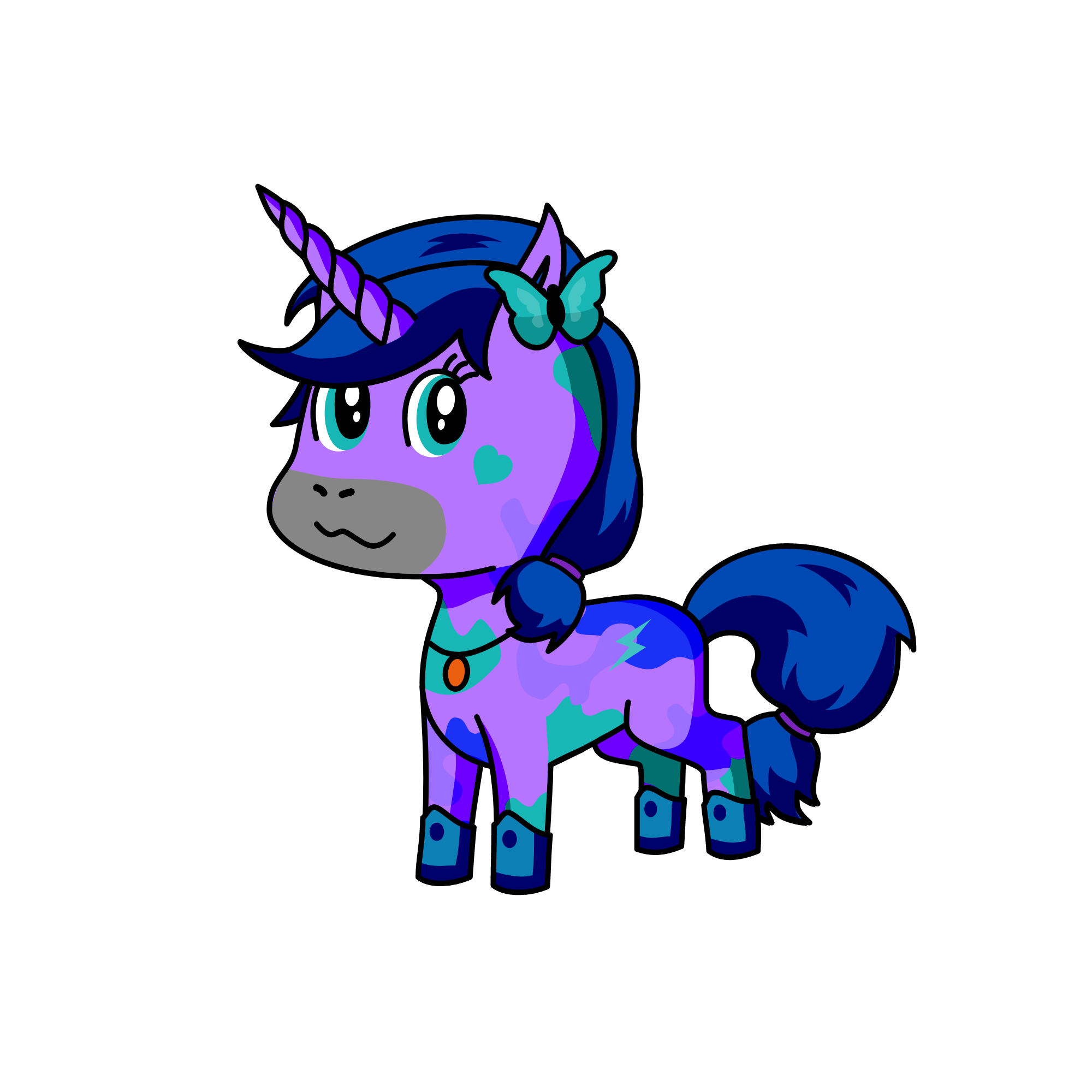 Lunar, the unicorn
