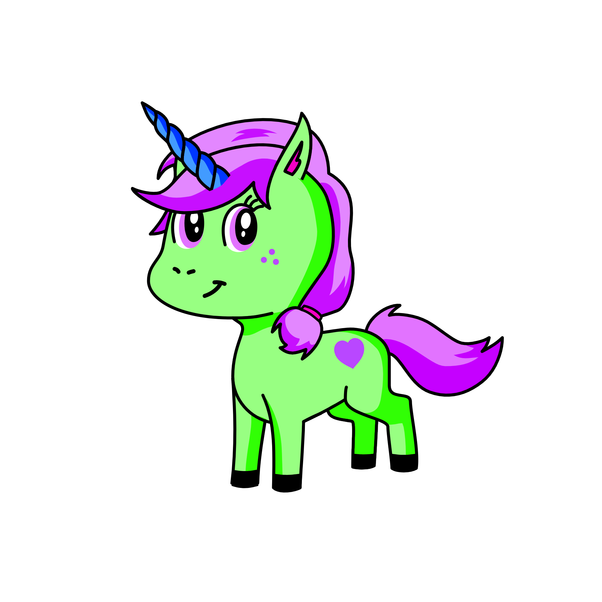 Mint Jullip, the unicorn