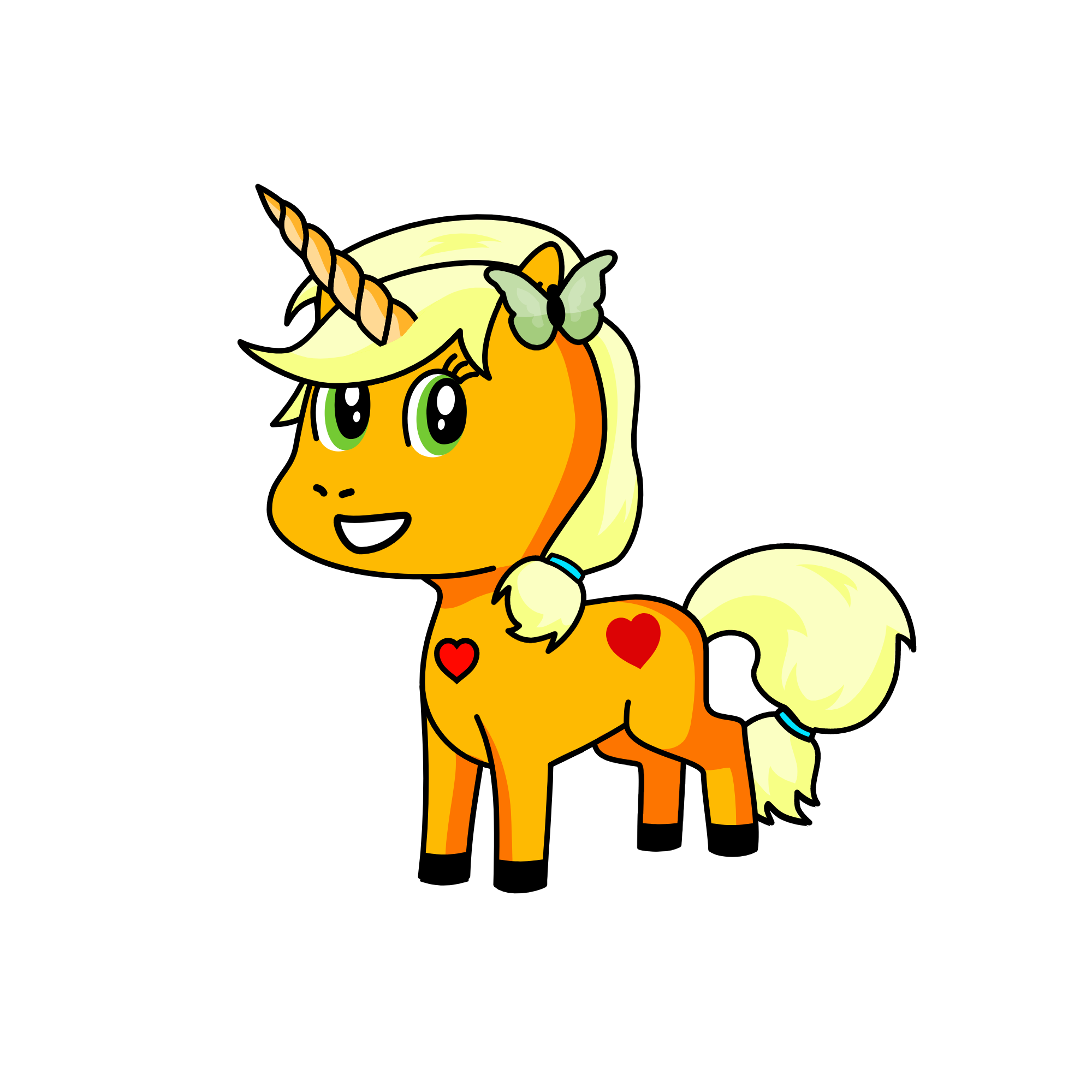APPLE JACK, the unicorn
