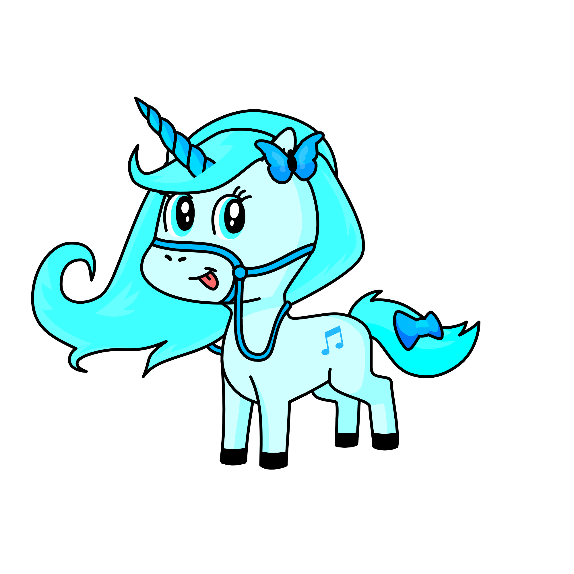 BLUE MUSIC, the unicorn