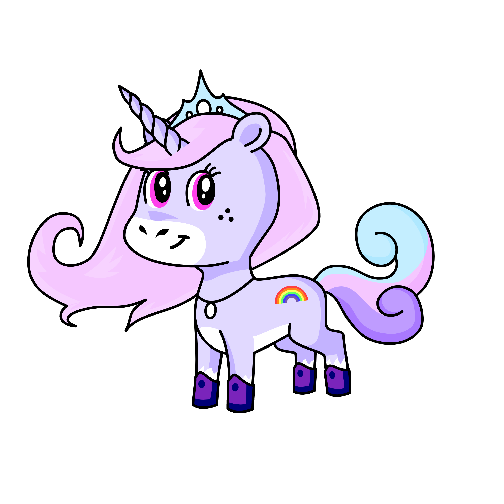 PRINCESS PASTEL, the unicorn