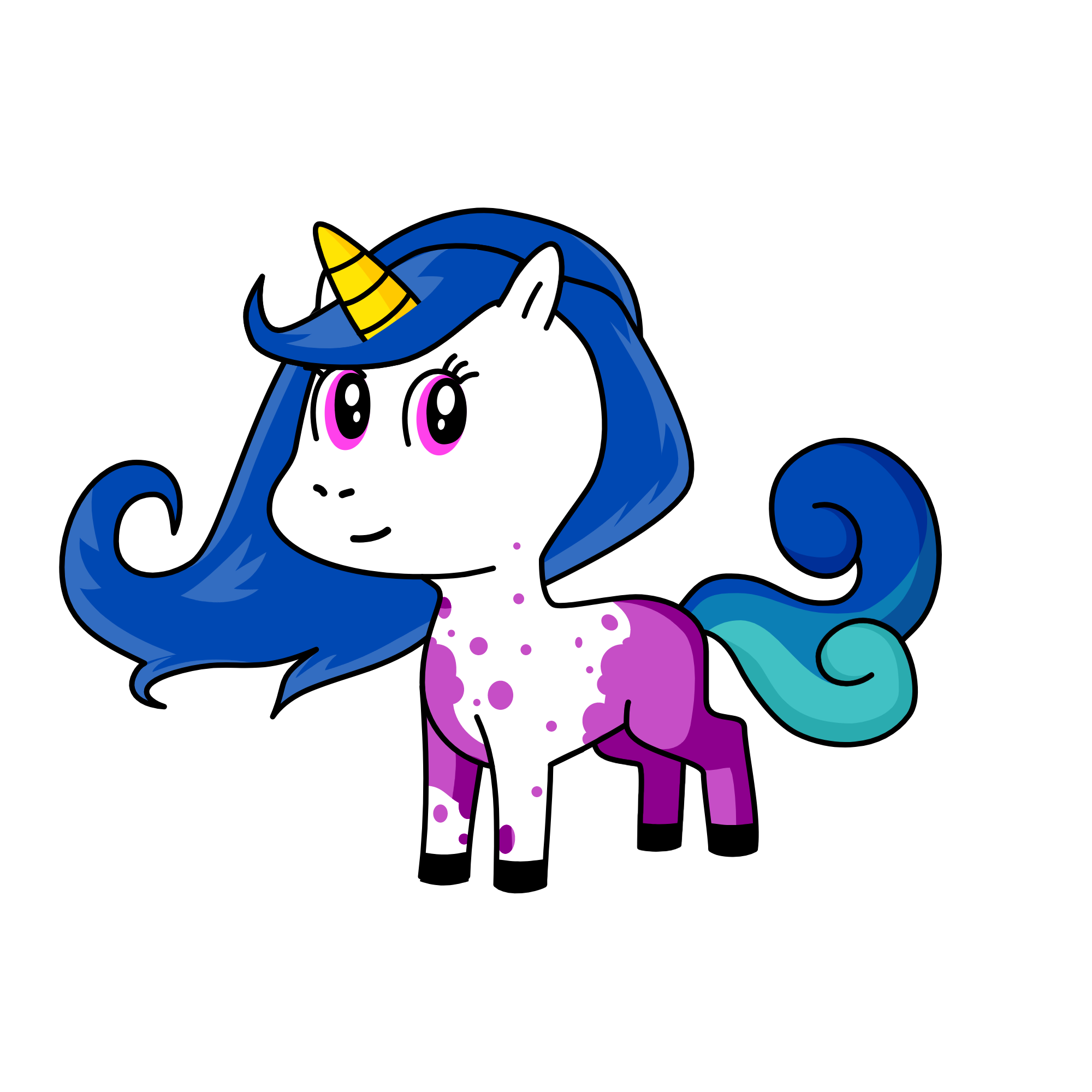 glitz, the unicorn