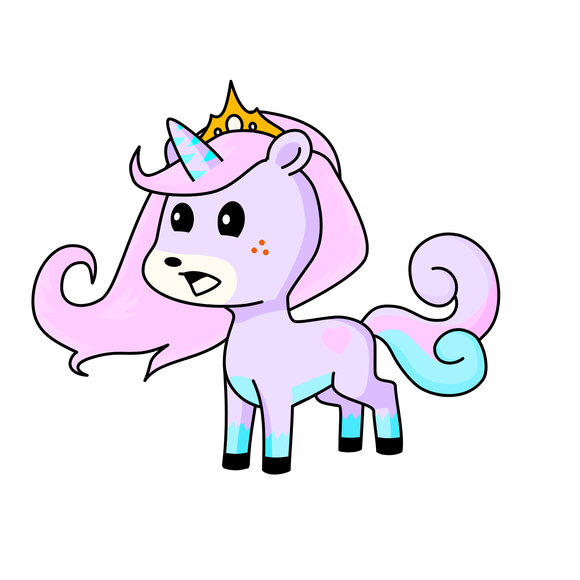 Princess Lilac, the unicorn
