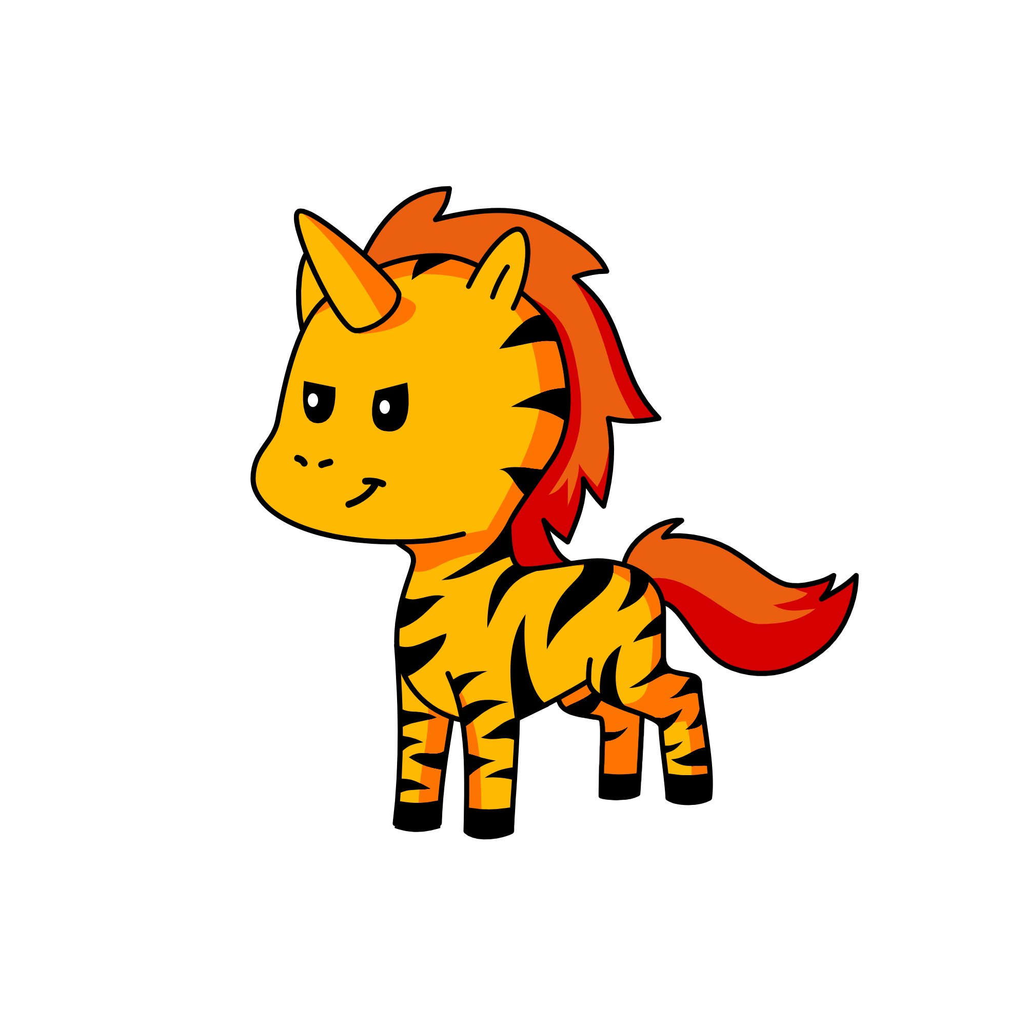 Tiger, the unicorn