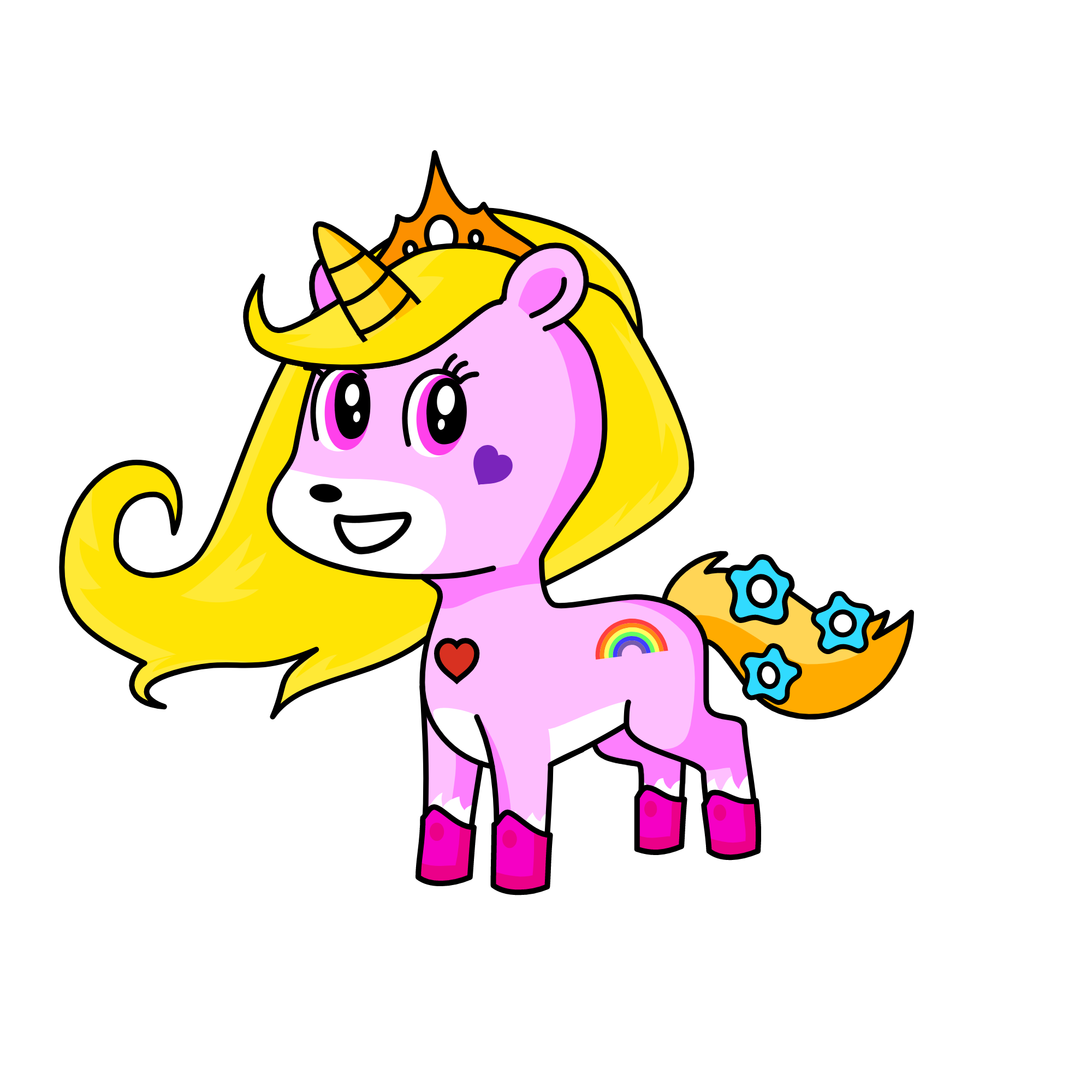 Rosey, the unicorn
