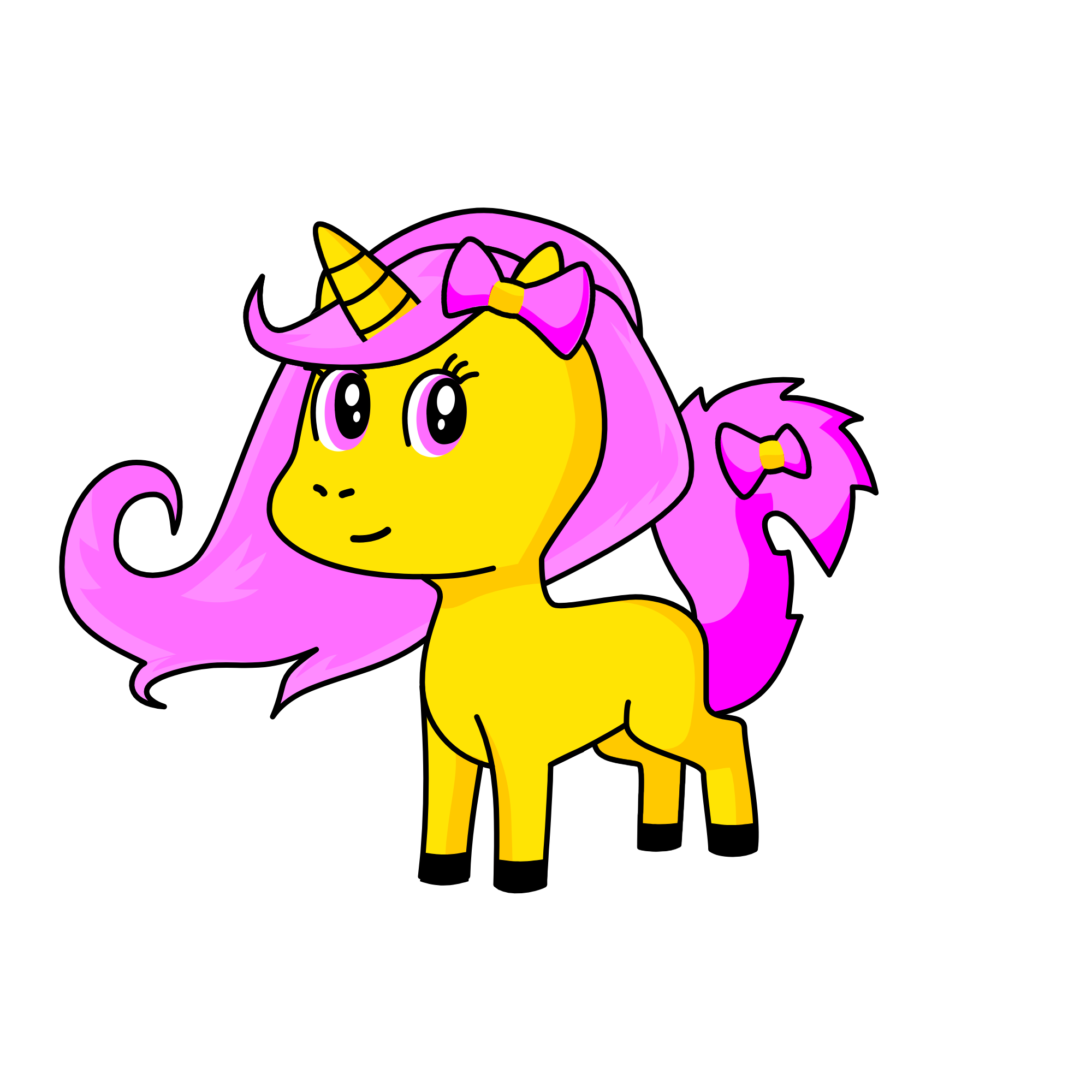 Fluttershy, the unicorn