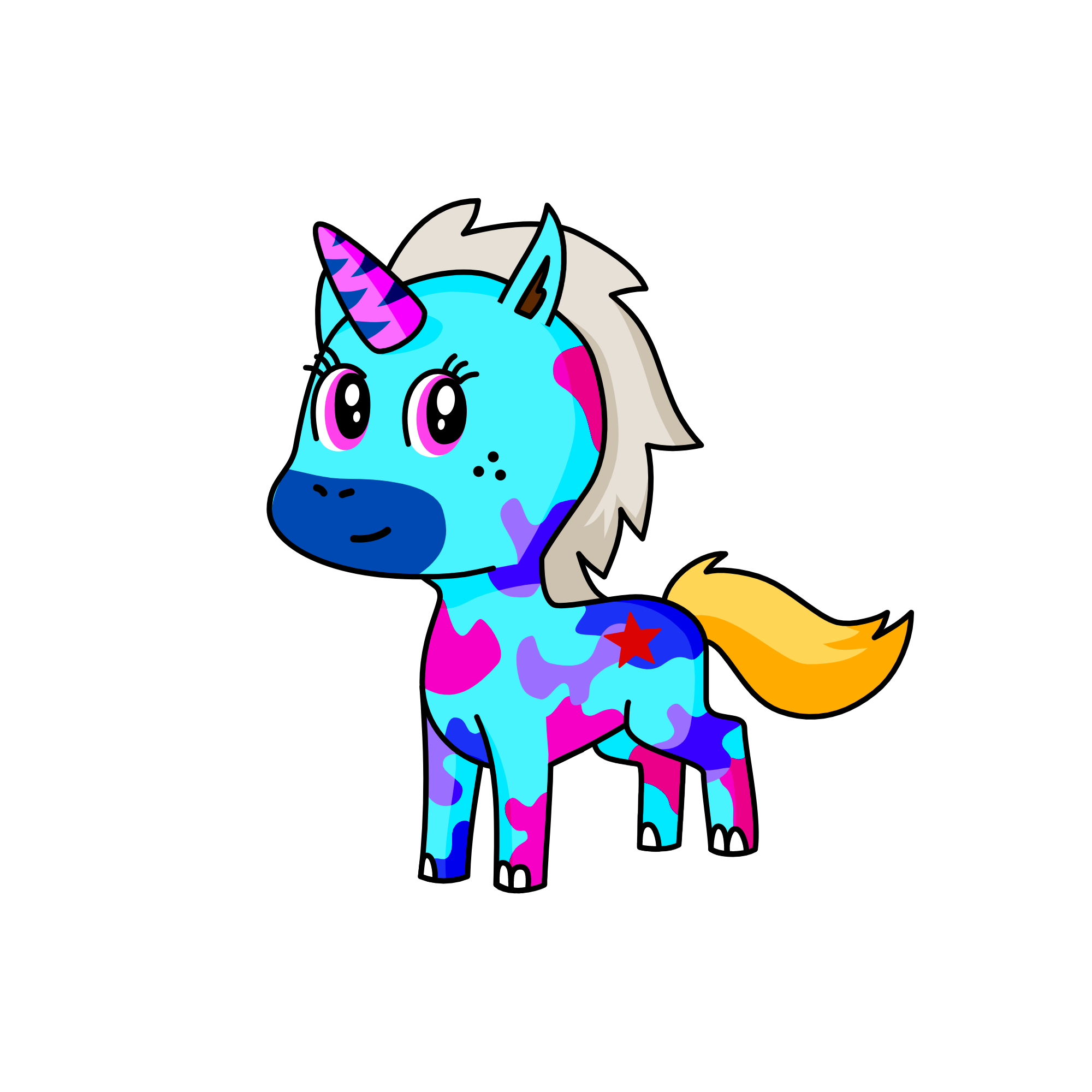penter uni, the unicorn