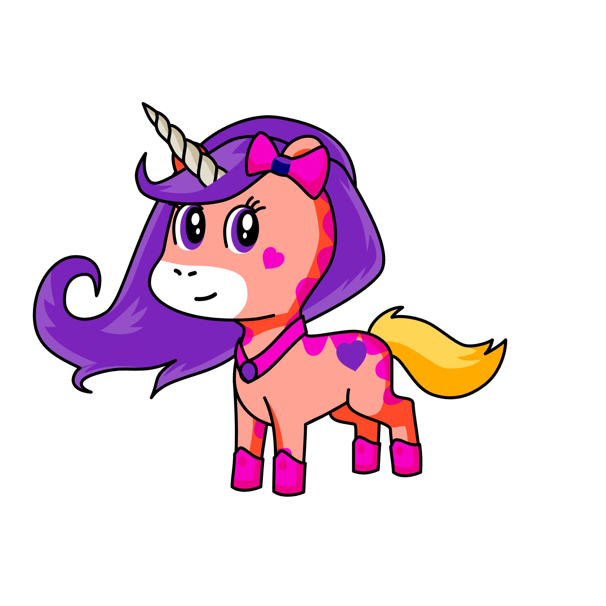 pinky, the unicorn